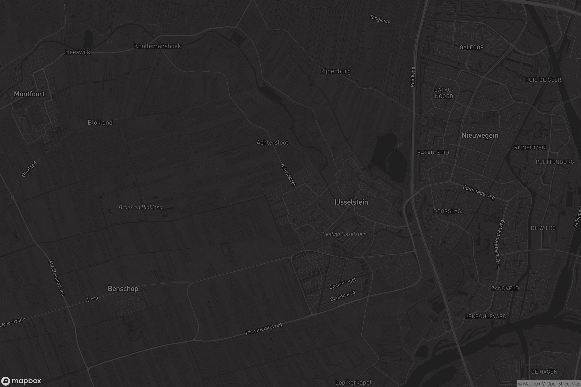 Kaart van IJsselstein