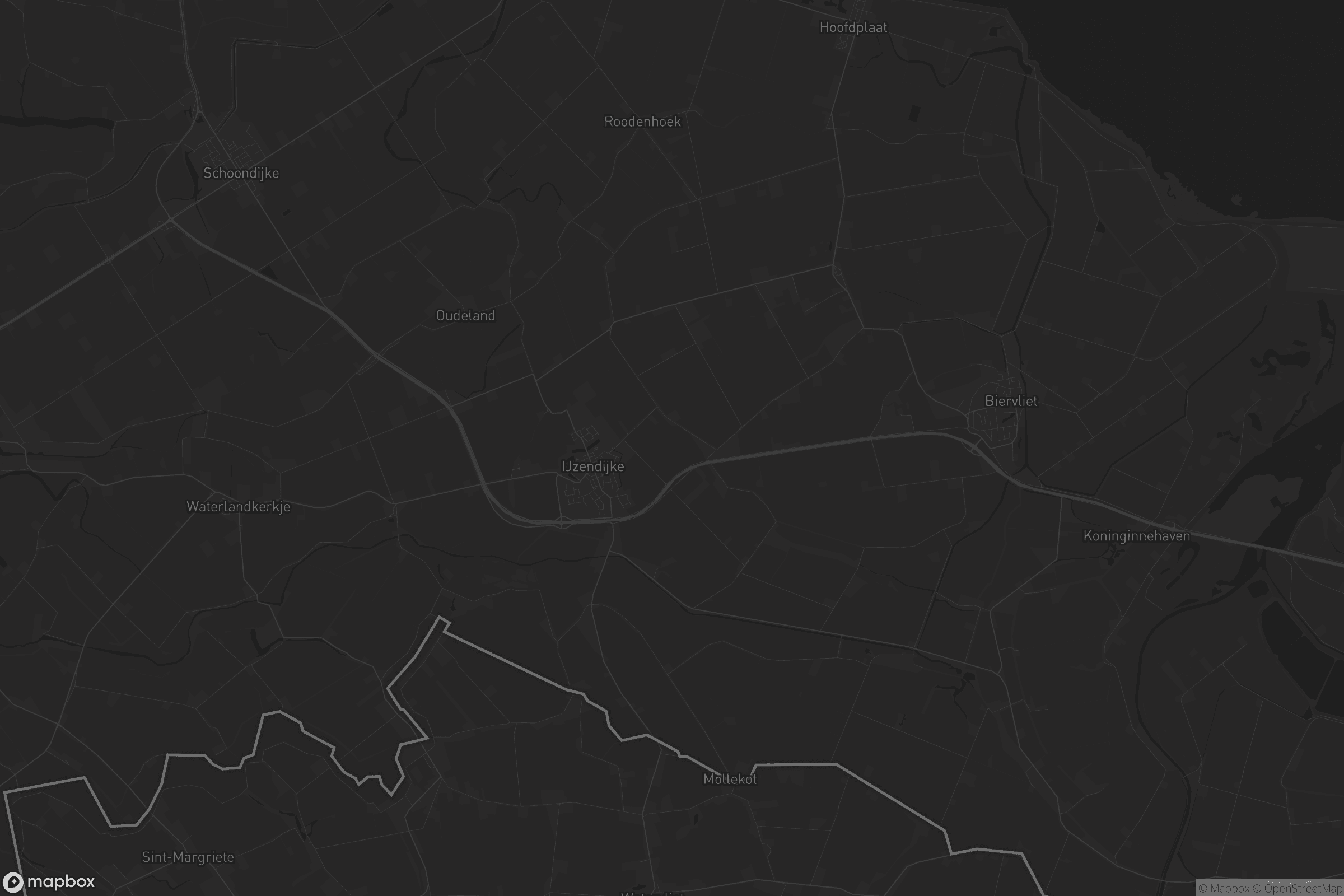 Kaart van IJzendijke