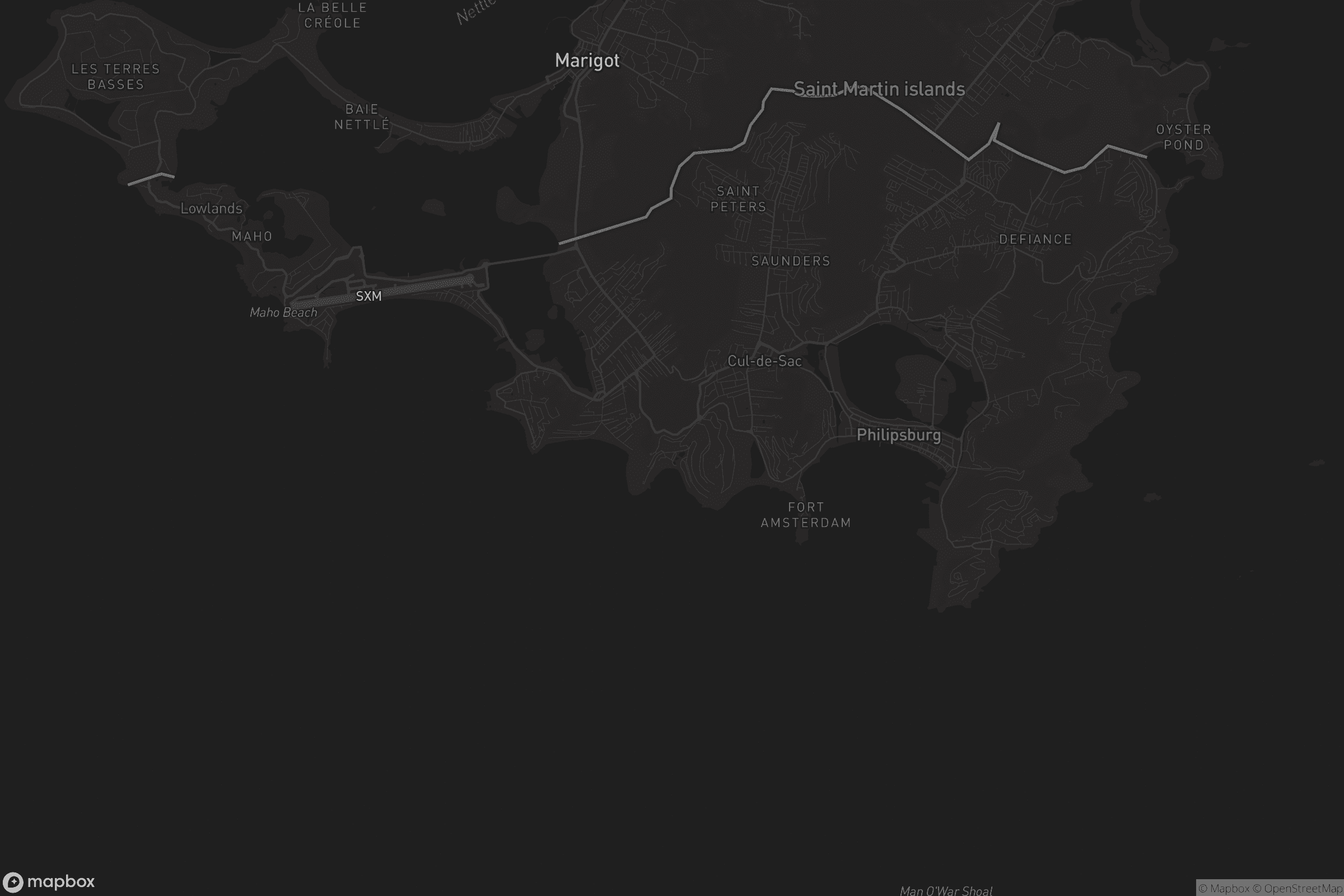 Kaart van Indigo Bay