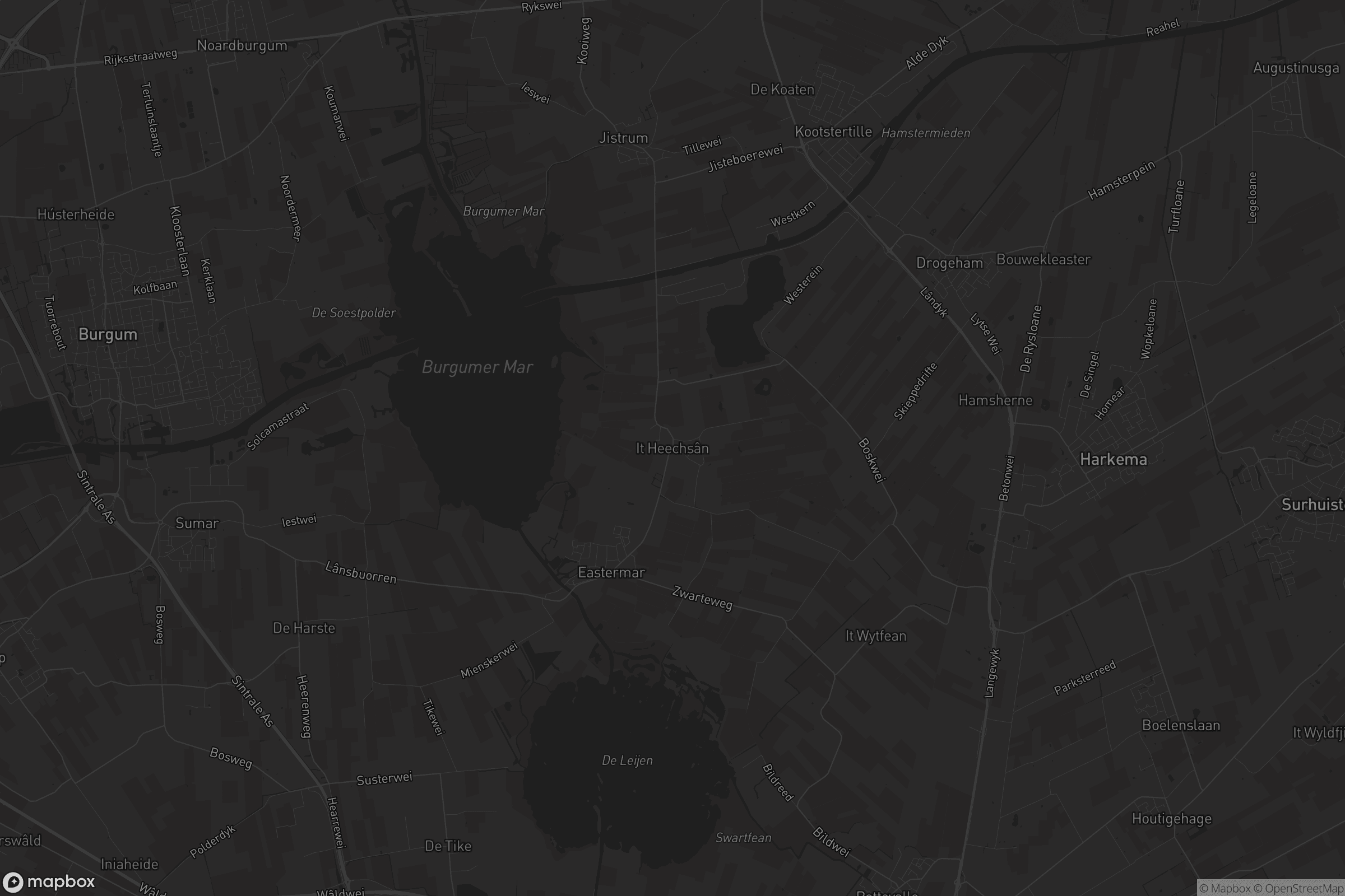 Kaart van It Heechsân