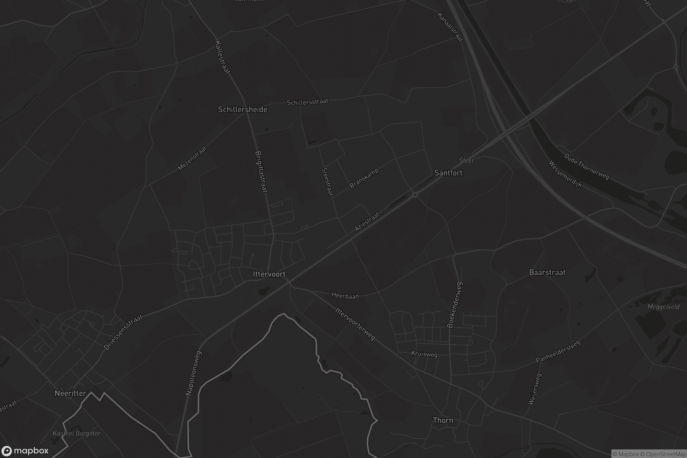 Kaart van Ittervoort