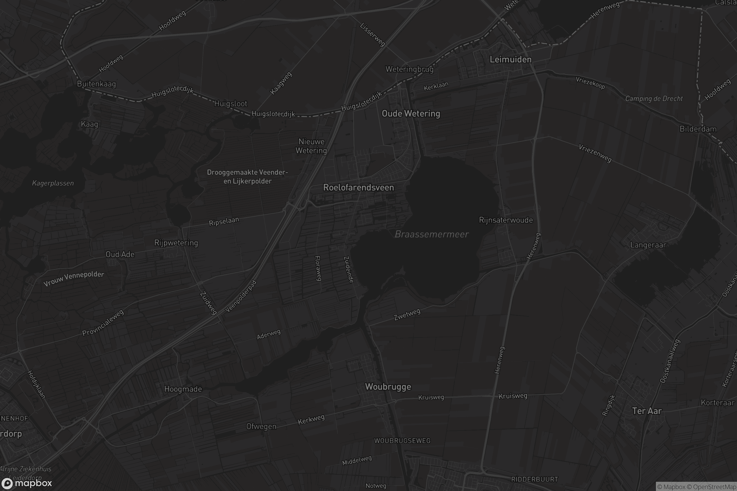 Kaart van Kaag en Braassem