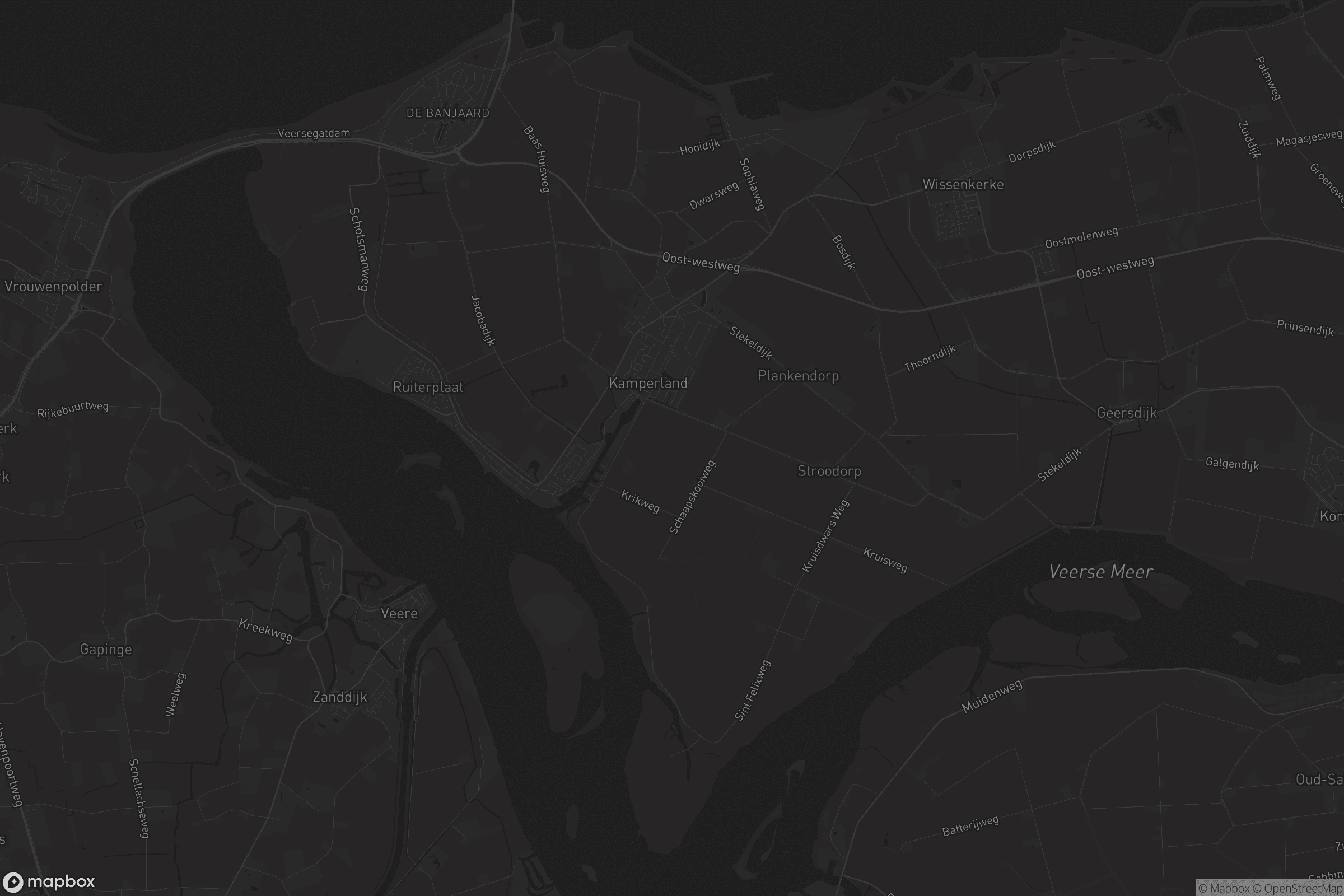 Kaart van Kamperland