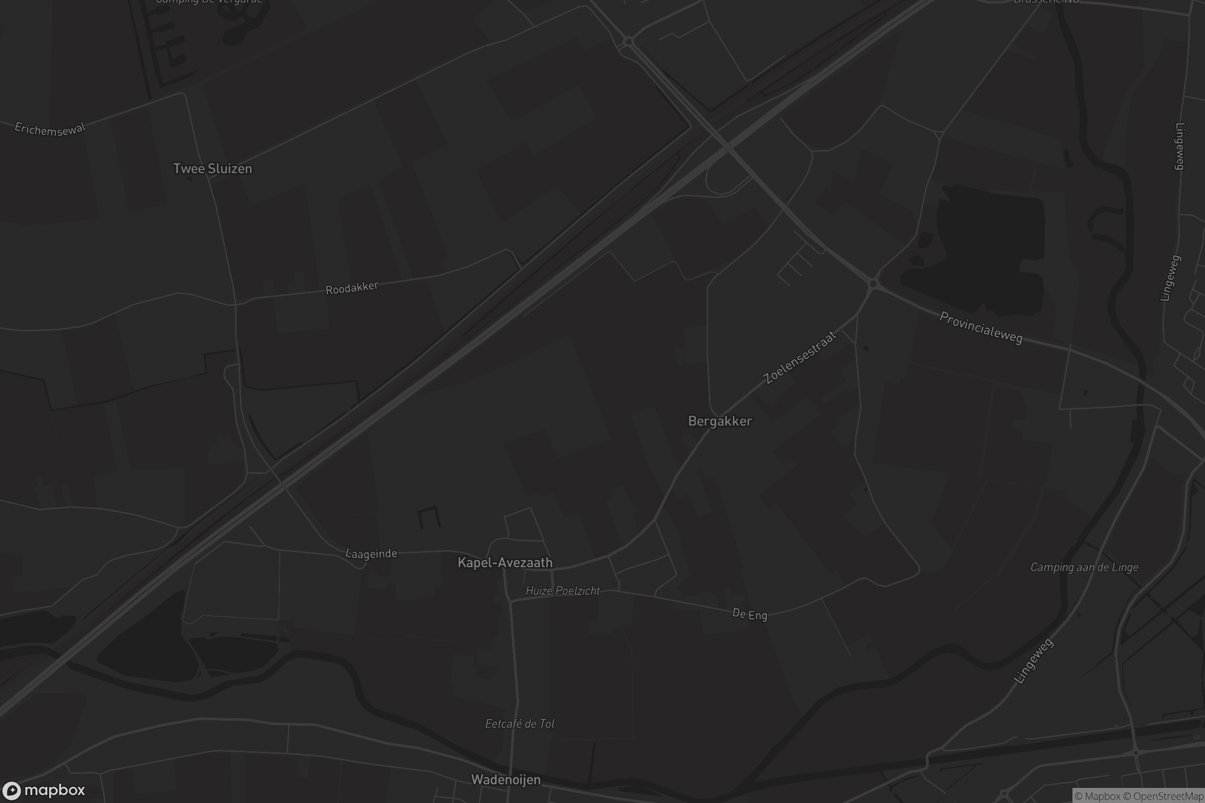 Kaart van Kapel Avezaath