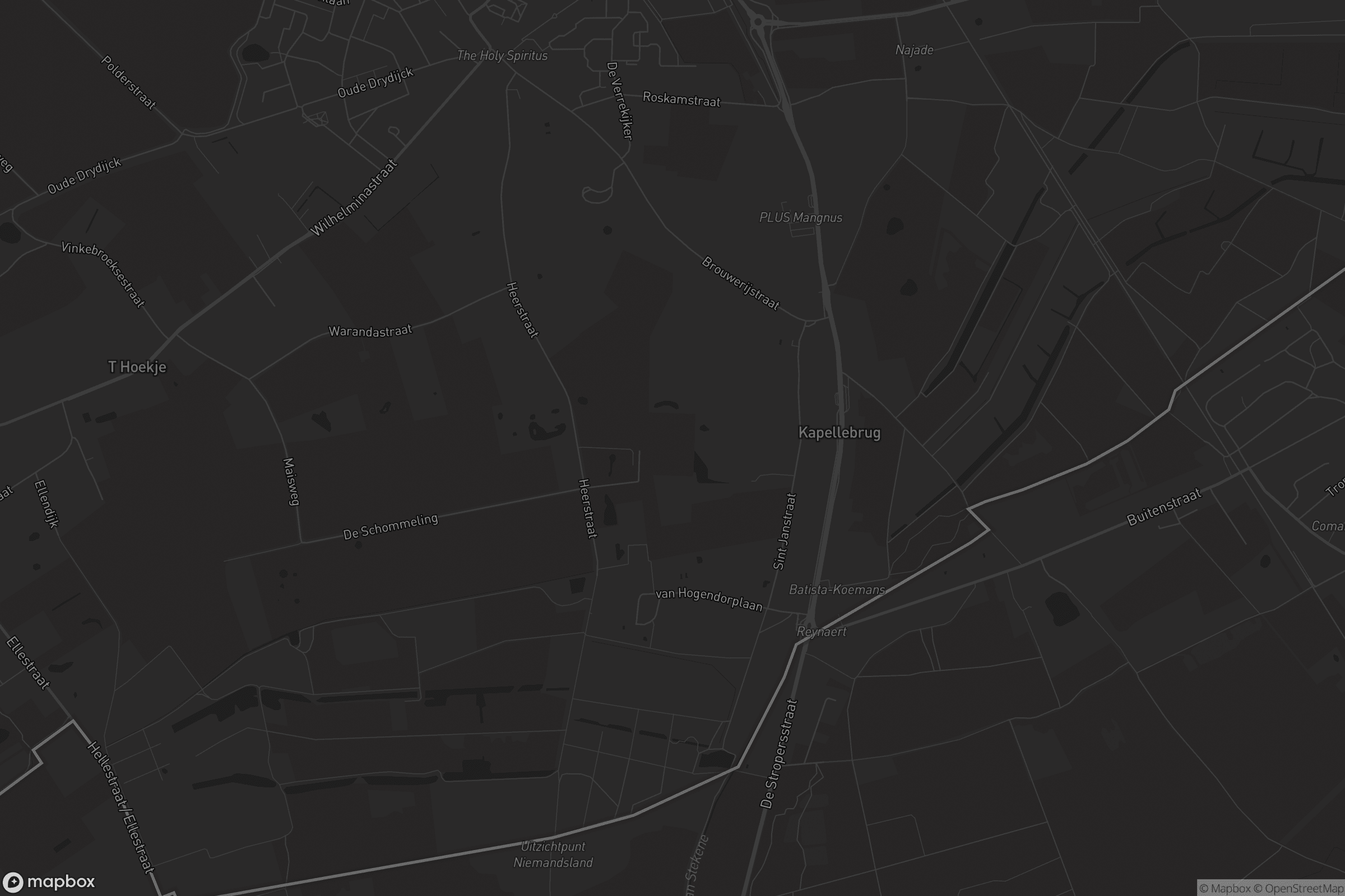 Kaart van Kapellebrug