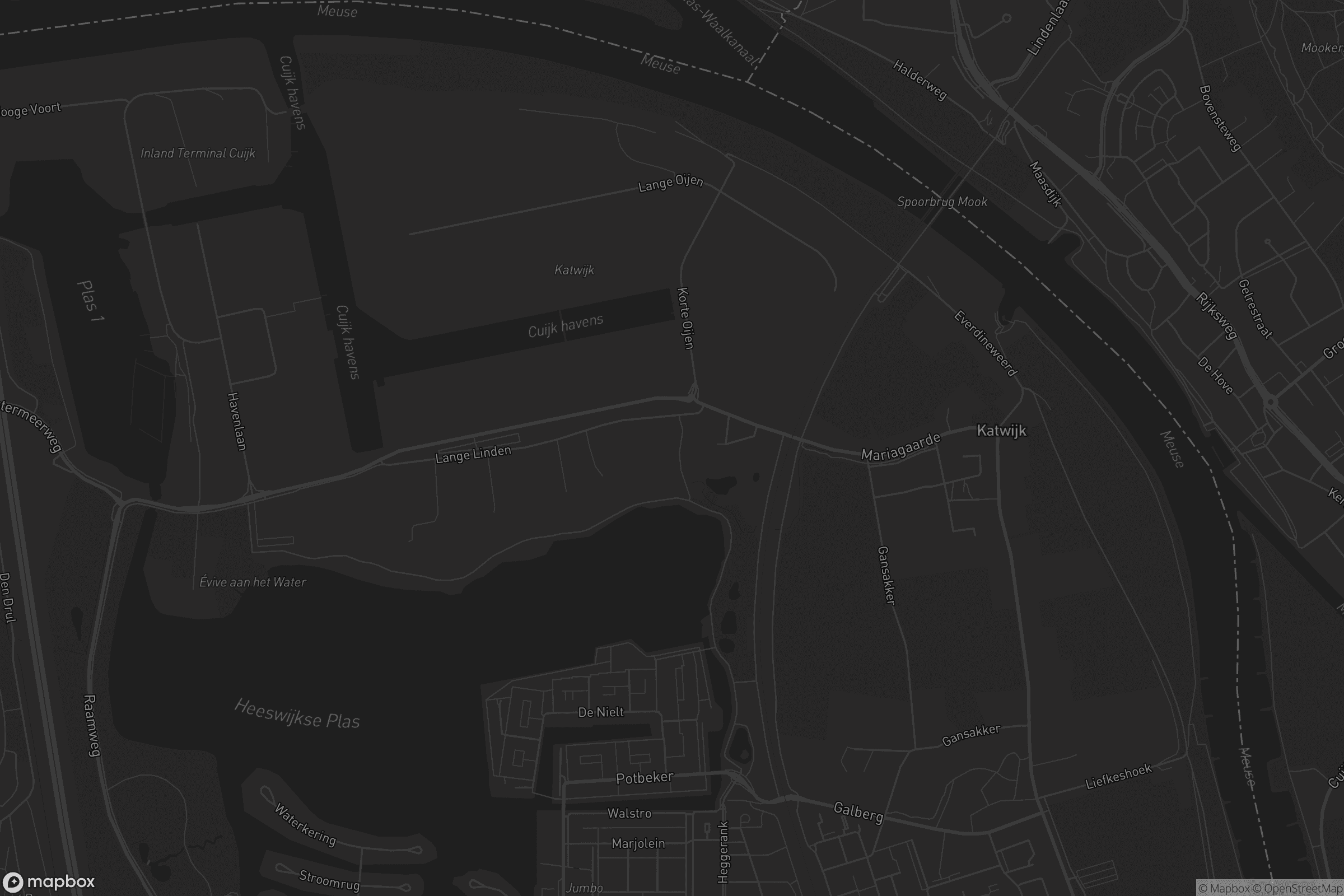 Kaart van Katwijk NB