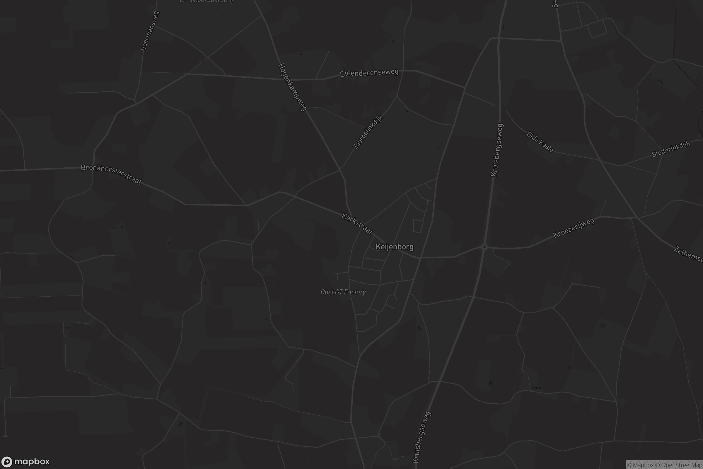 Kaart van Keijenborg