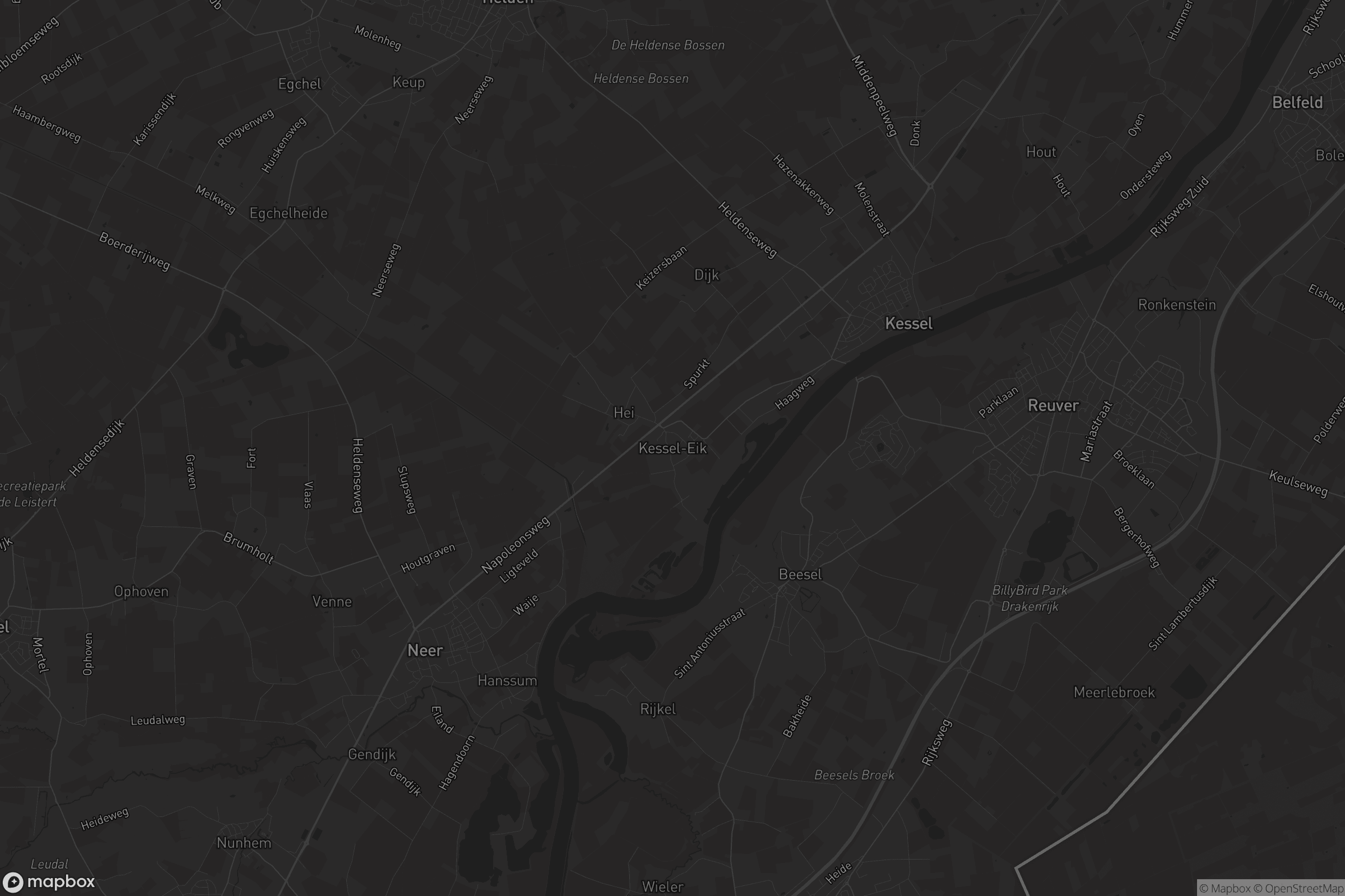 Kaart van Kessel-Eik