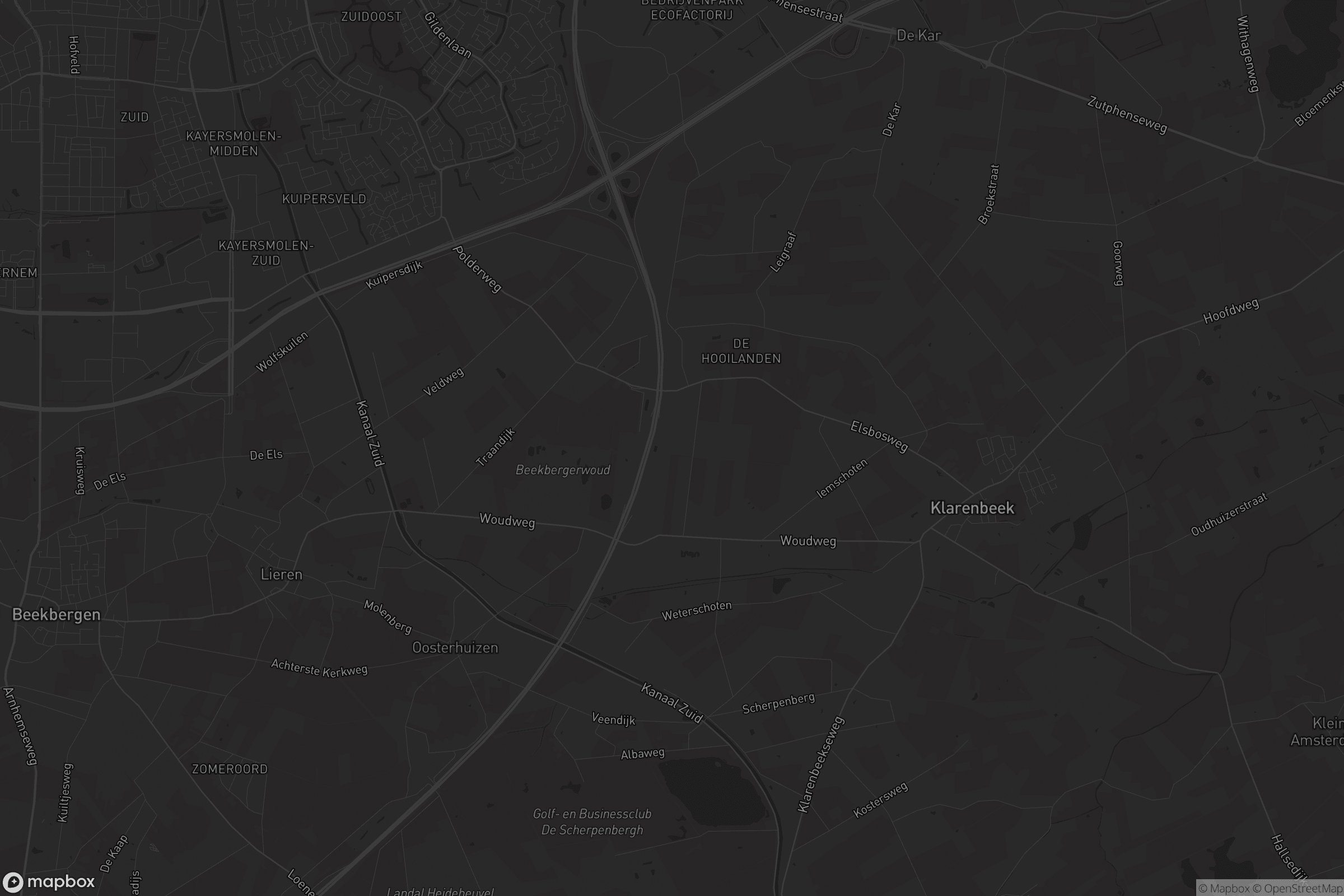 Kaart van Klarenbeek