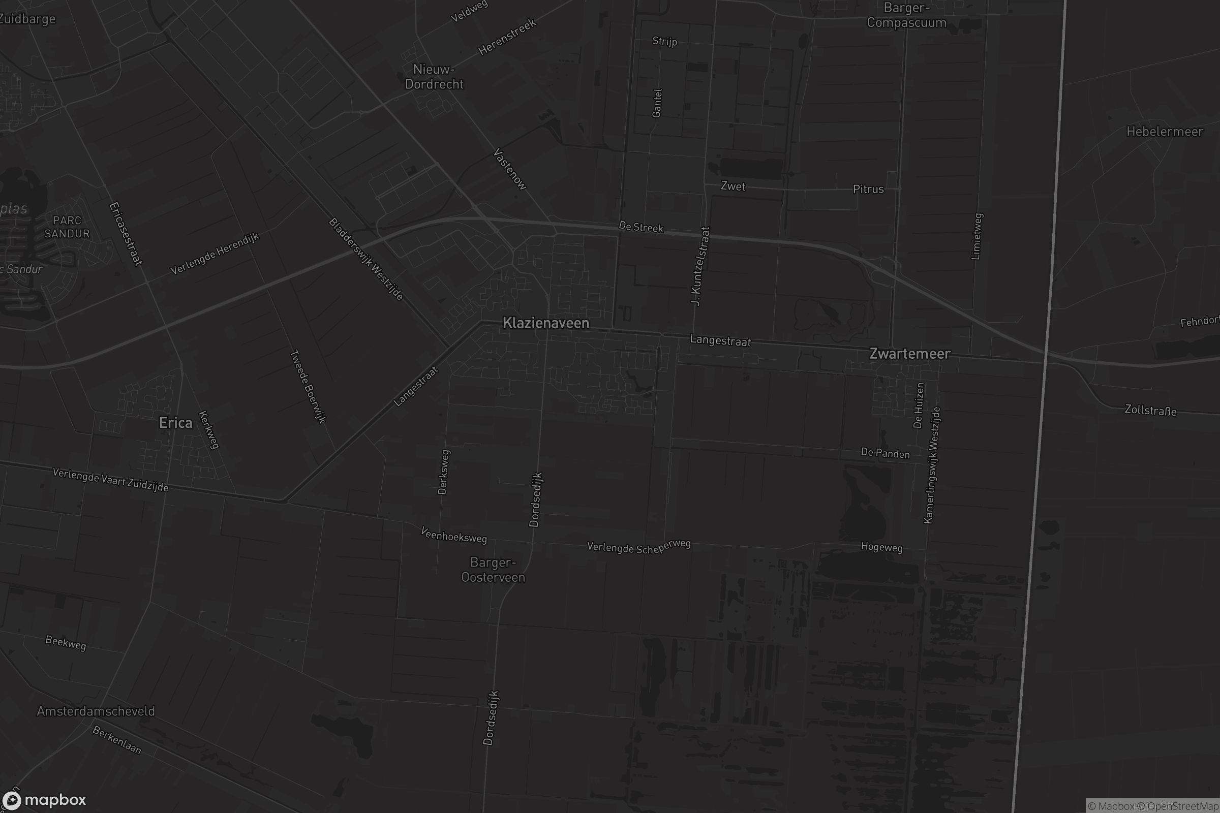 Kaart van Klazienaveen