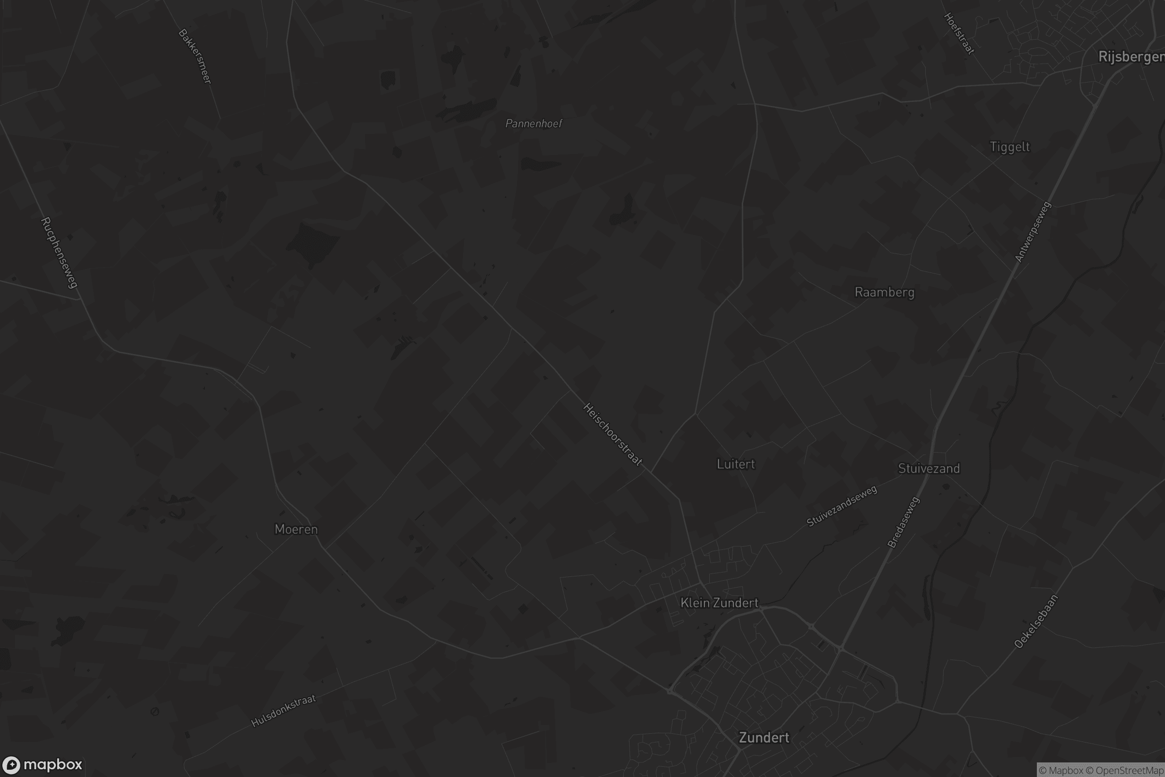 Kaart van Klein Zundert