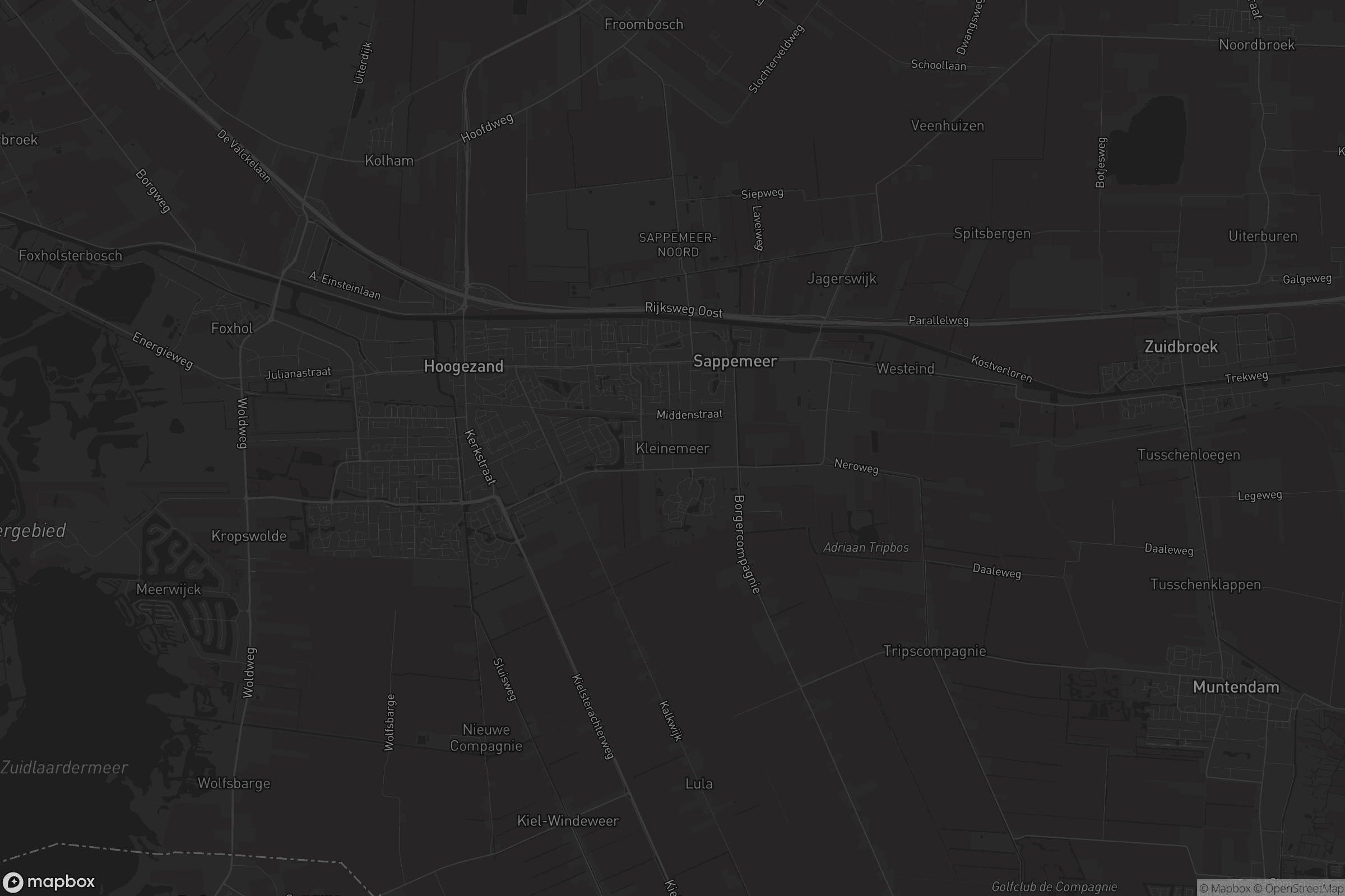 Kaart van Kleinemeer