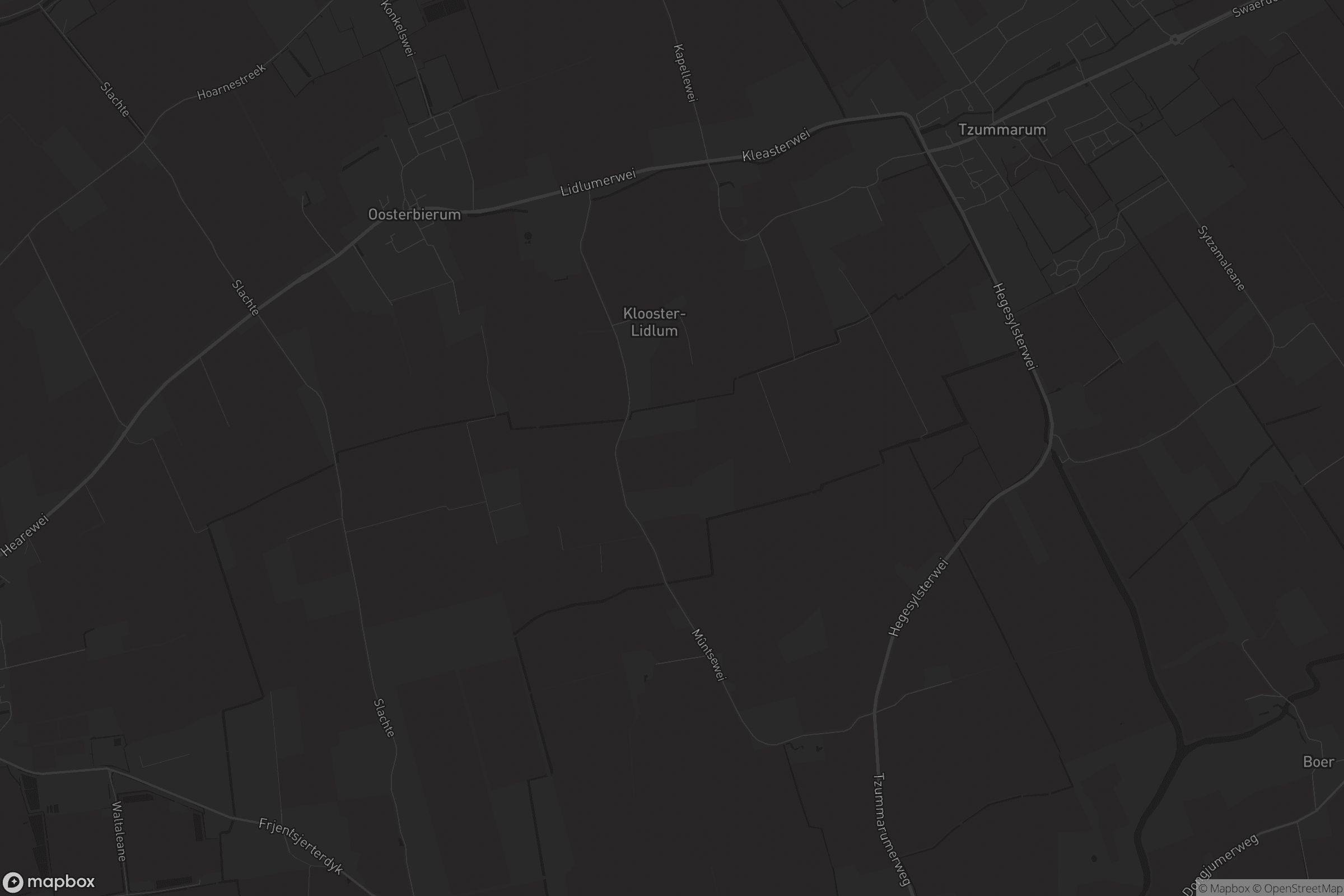 Kaart van Klooster Lidlum