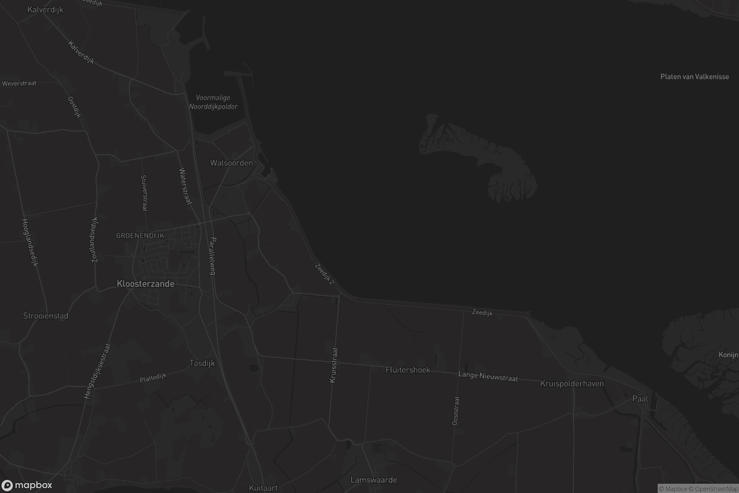 Kaart van Kloosterzande