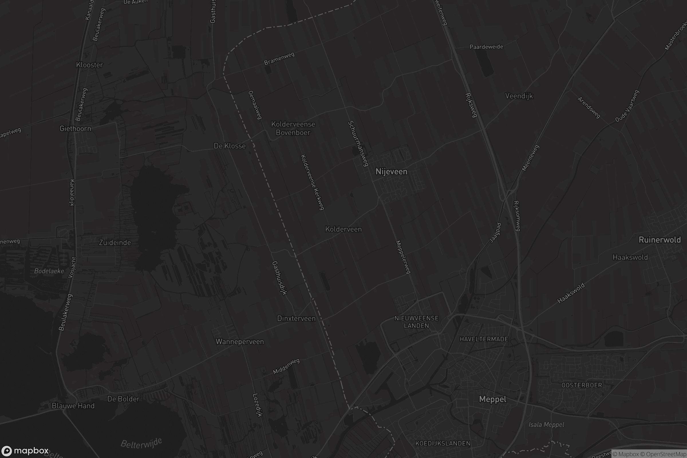 Kaart van Kolderveen