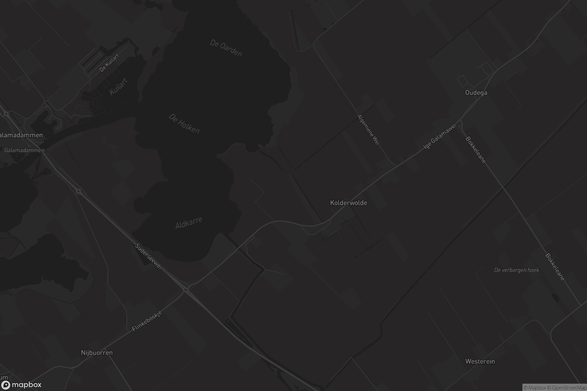 Kaart van Kolderwolde