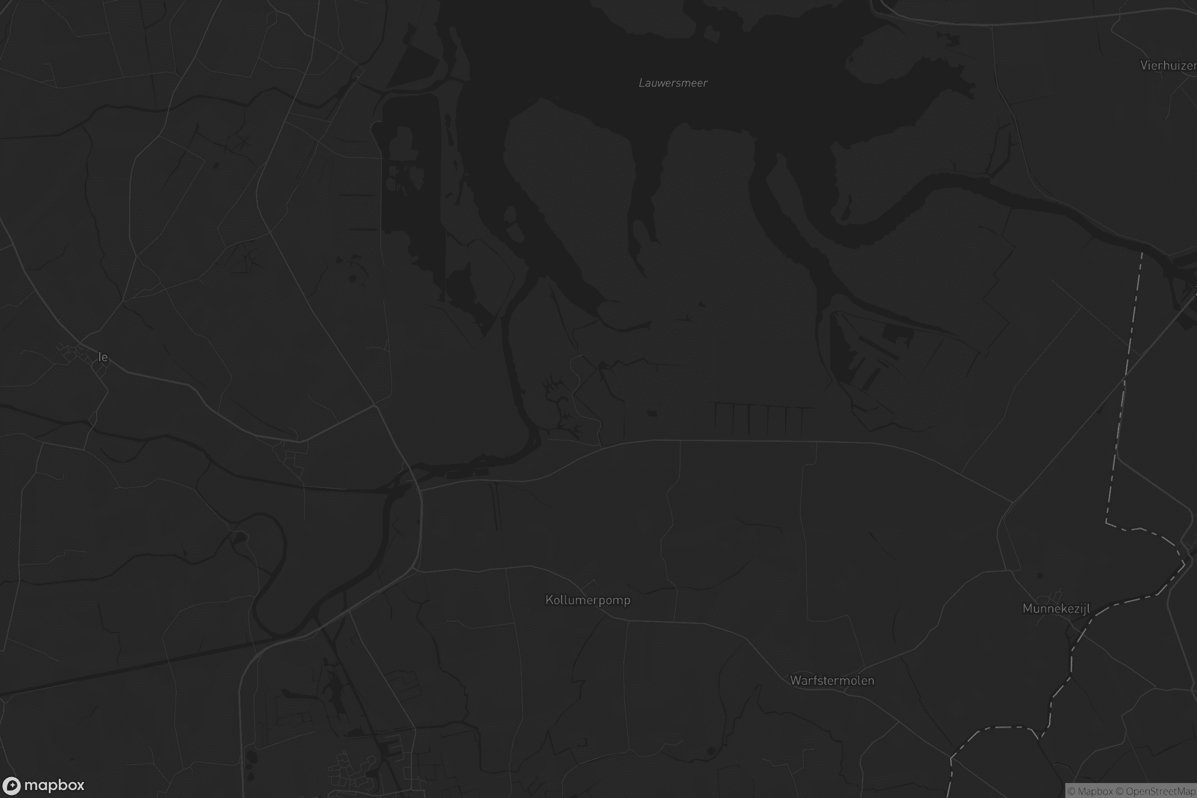 Kaart van Kollumerpomp