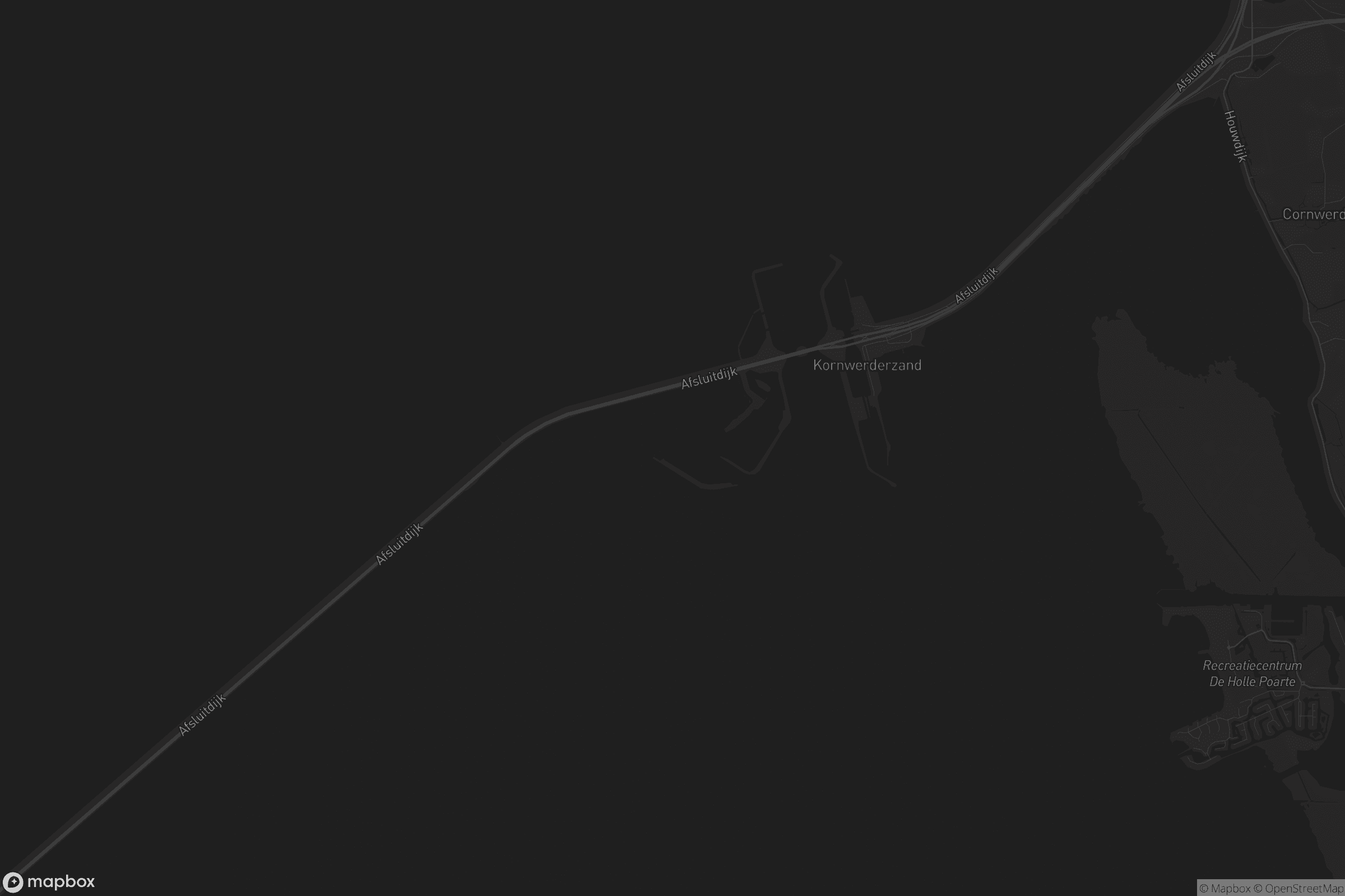 Kaart van Kornwerderzand