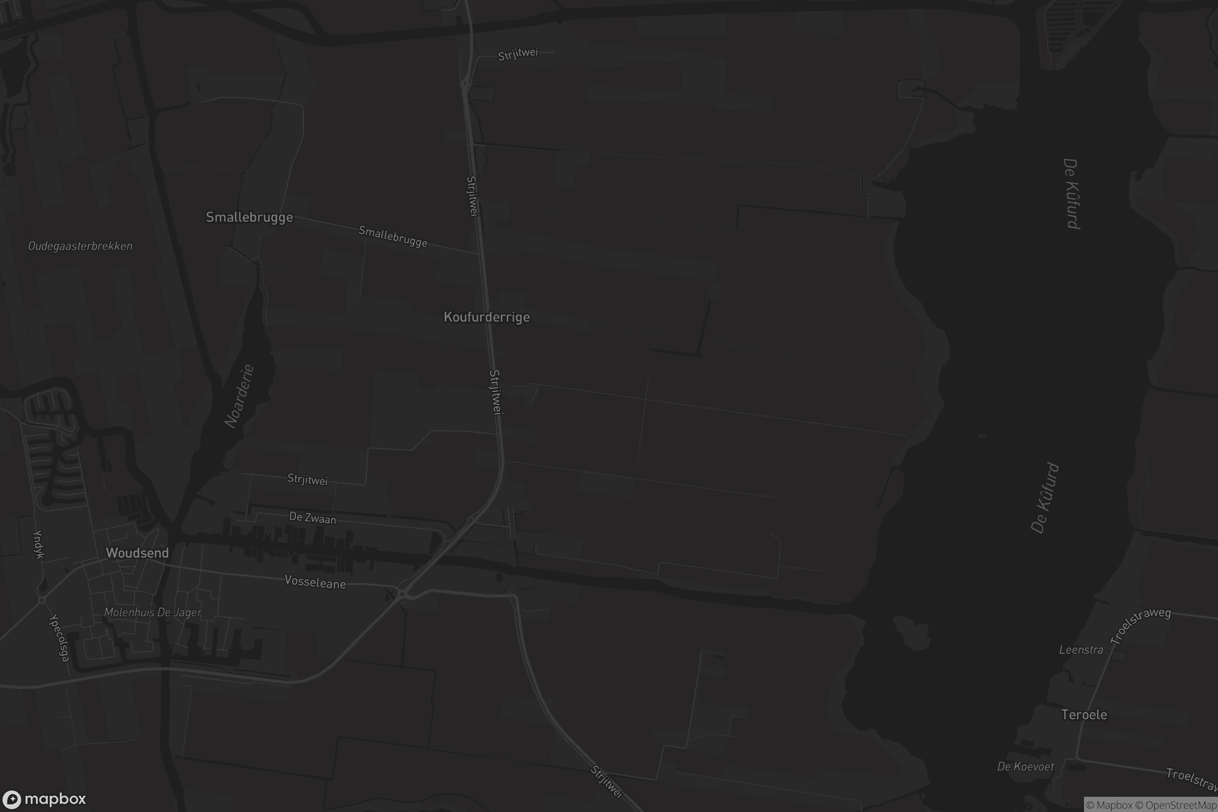 Kaart van Koufurderrige