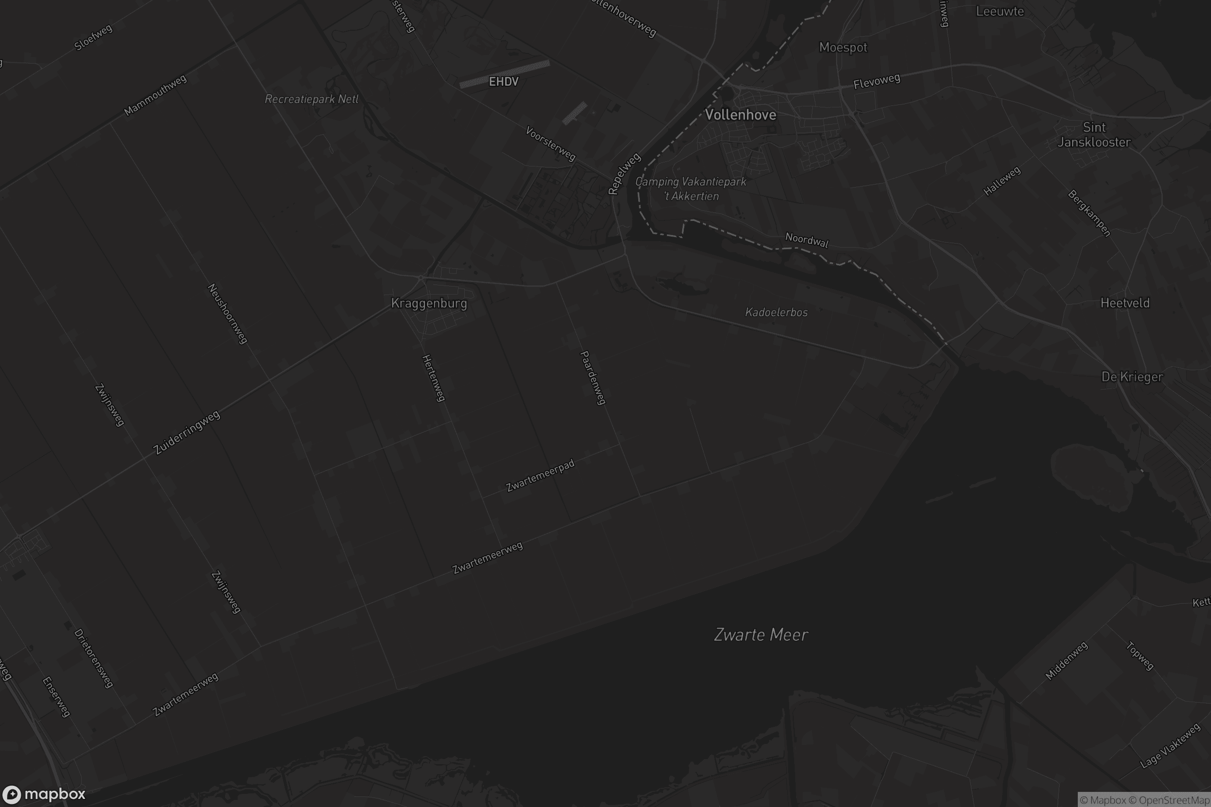 Kaart van Kraggenburg