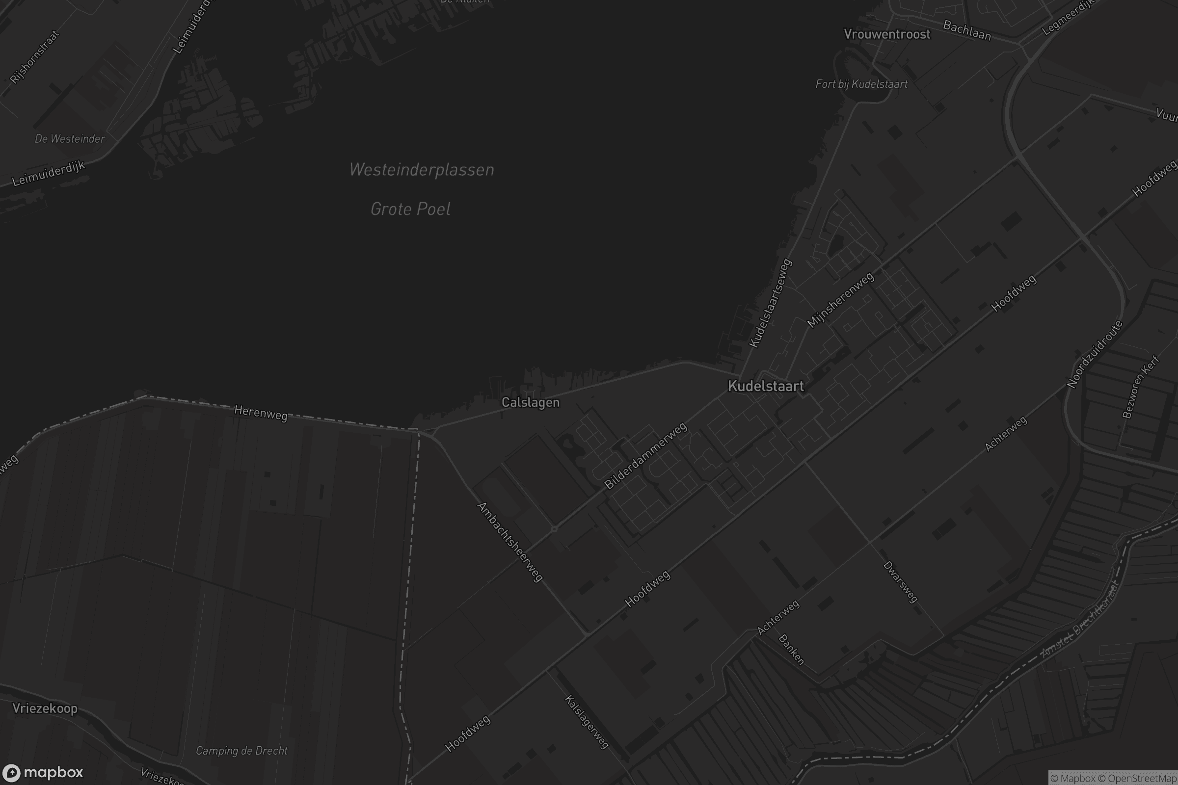 Kaart van Kudelstaart