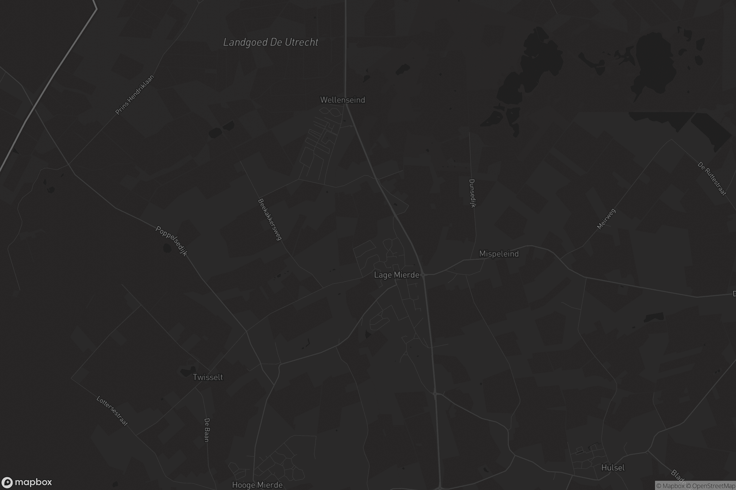 Kaart van Lage Mierde