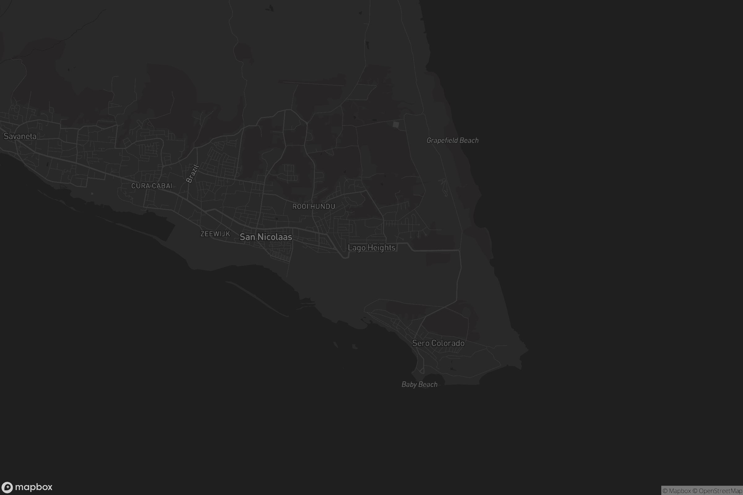 Kaart van Lago Heights