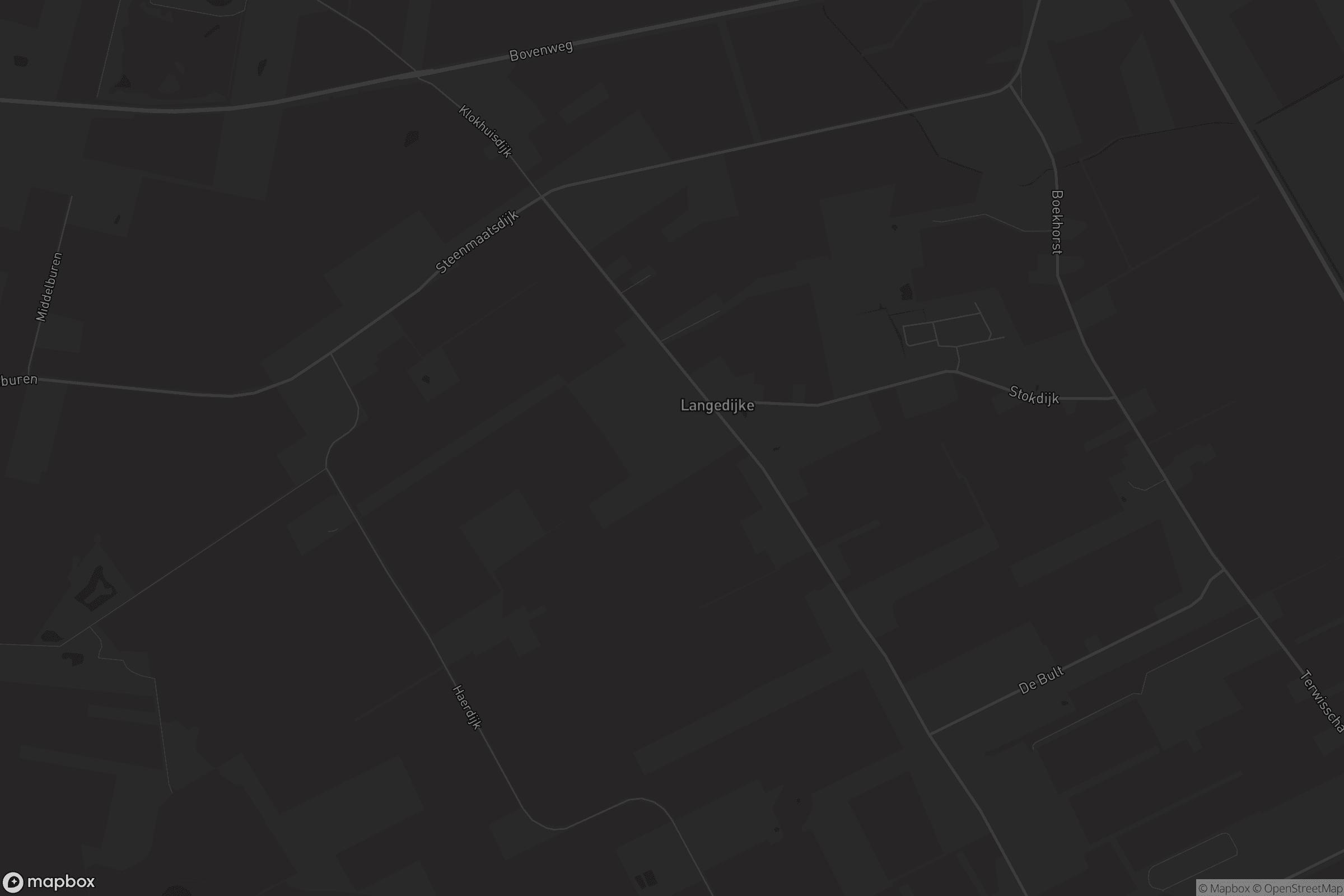 Kaart van Langedijke