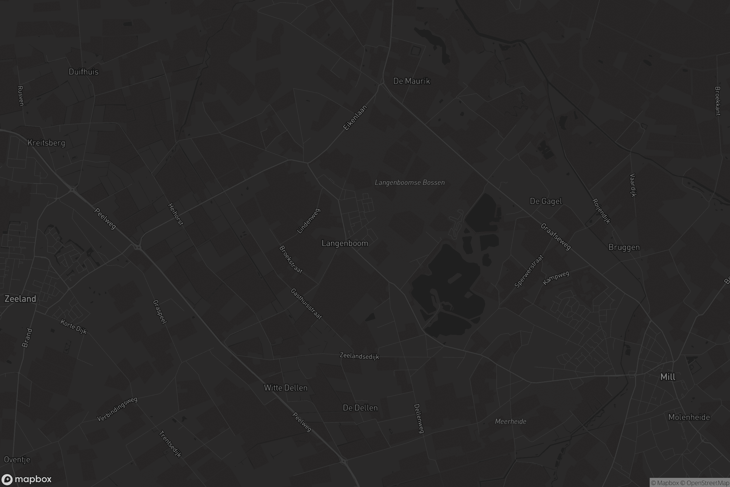 Kaart van Langenboom