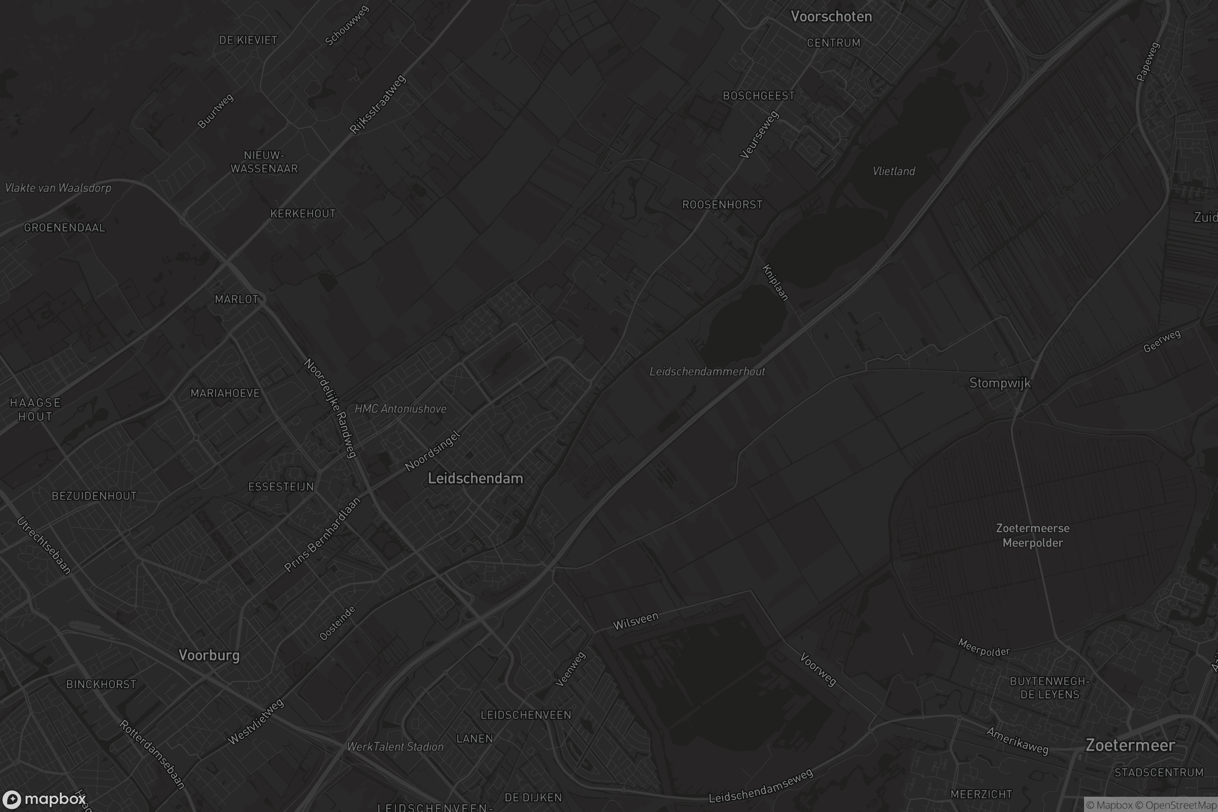 Kaart van Leidschendam-Voorburg