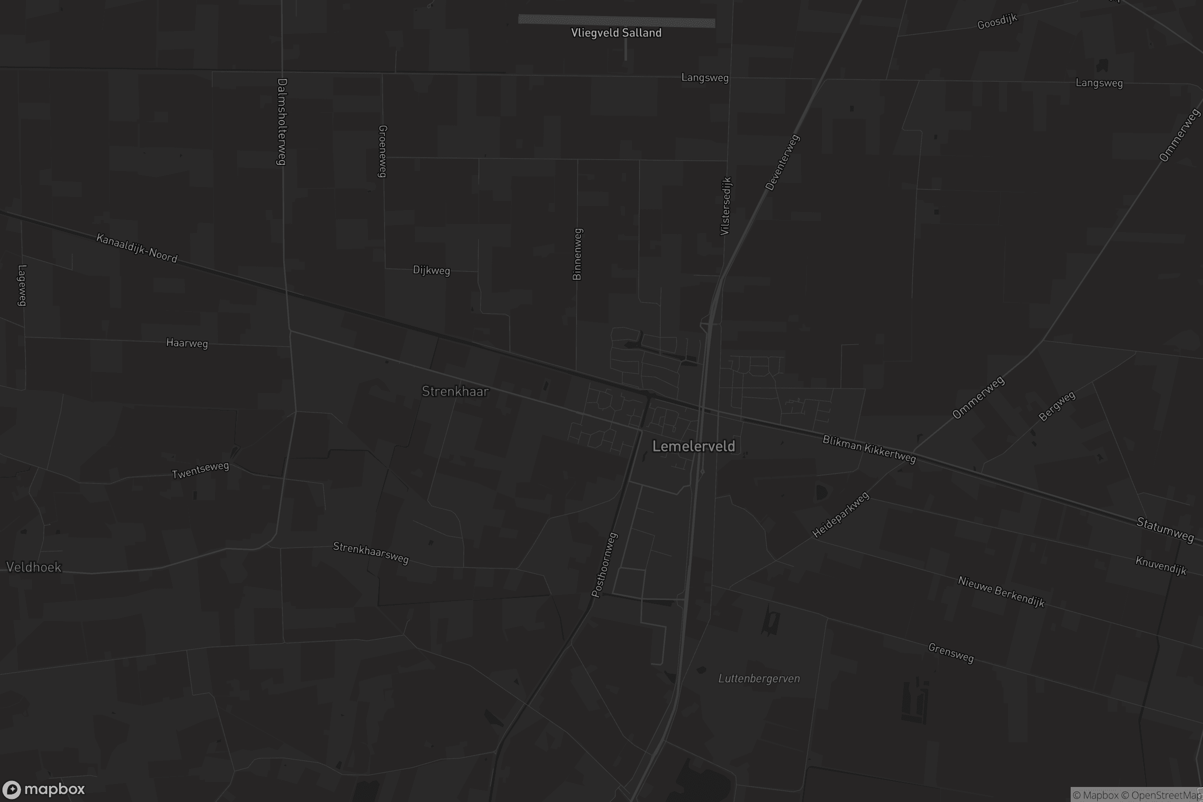 Kaart van Lemelerveld