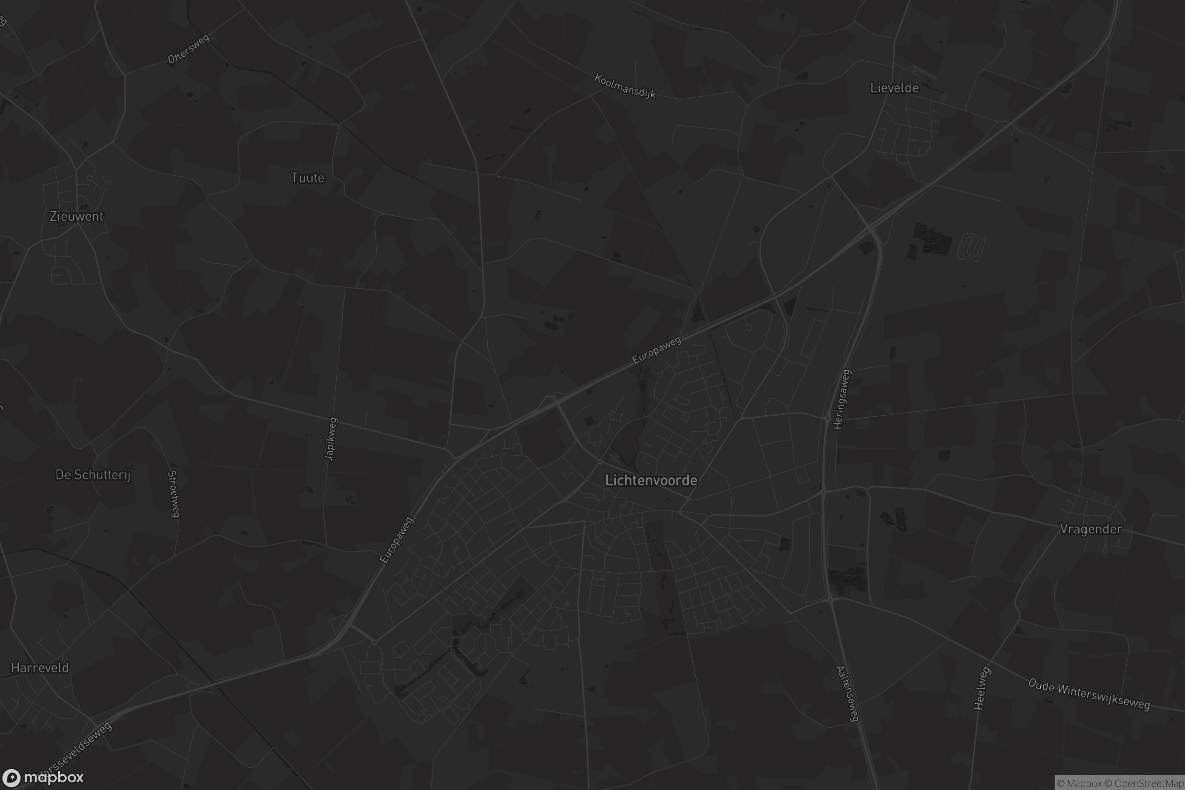 Kaart van Lichtenvoorde