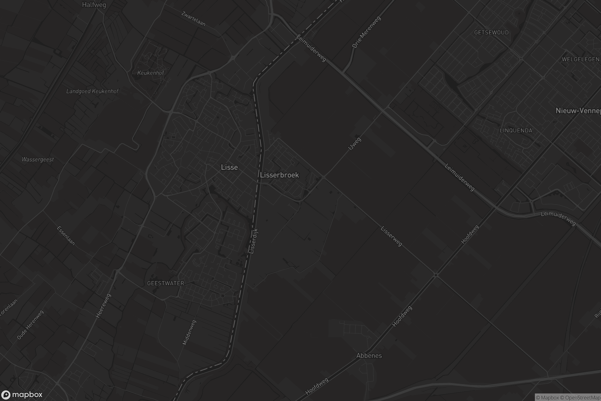 Kaart van Lisserbroek