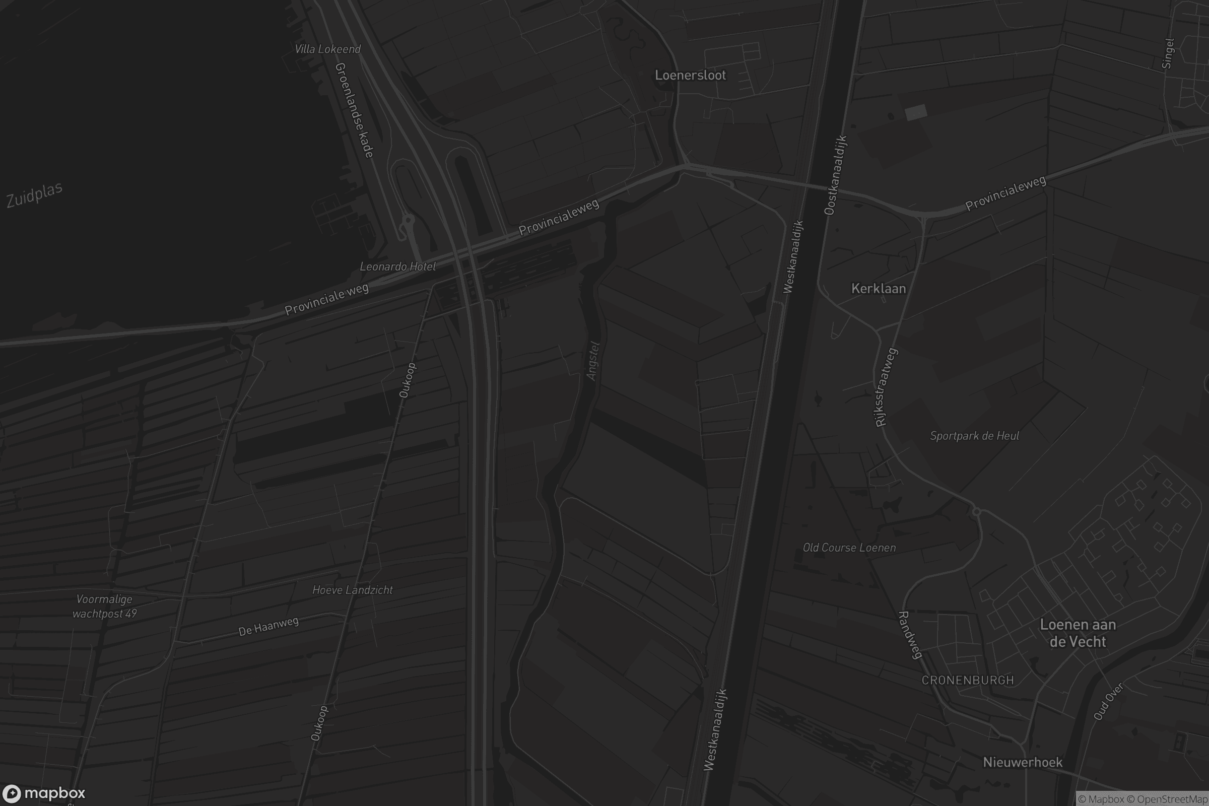 Kaart van Loenersloot