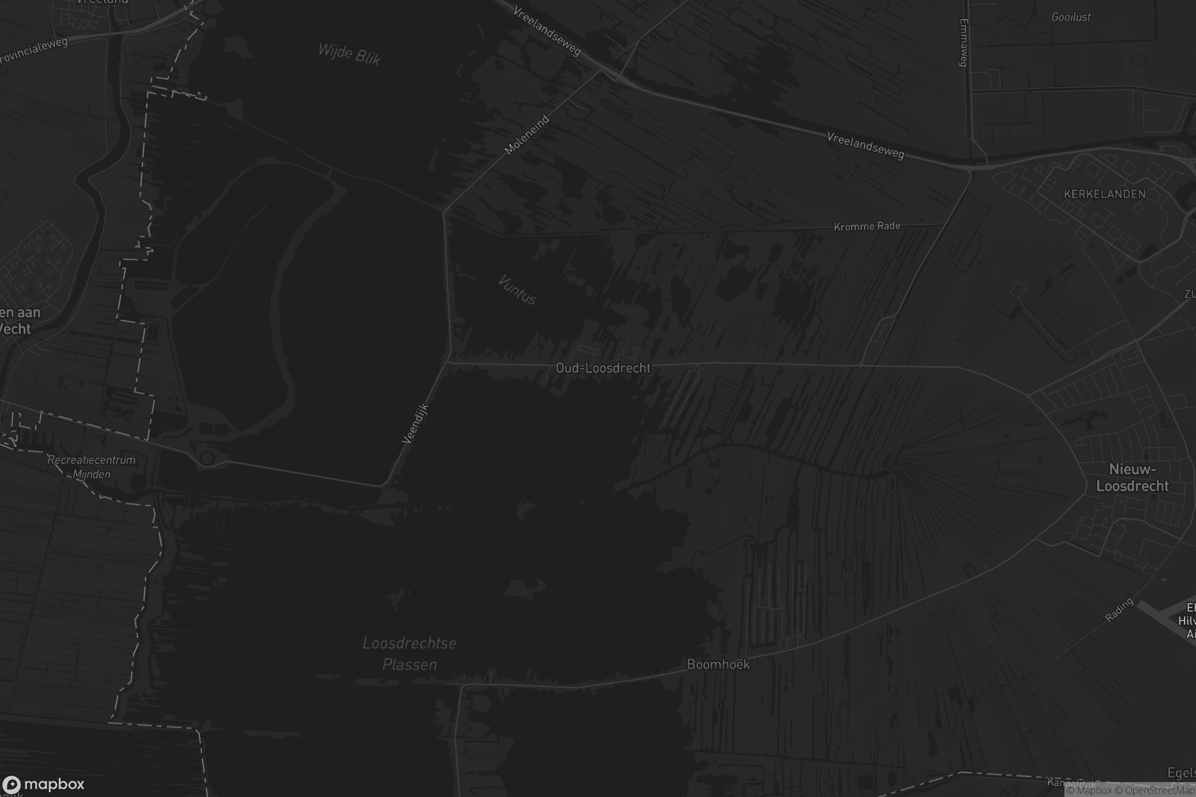 Kaart van Loosdrecht