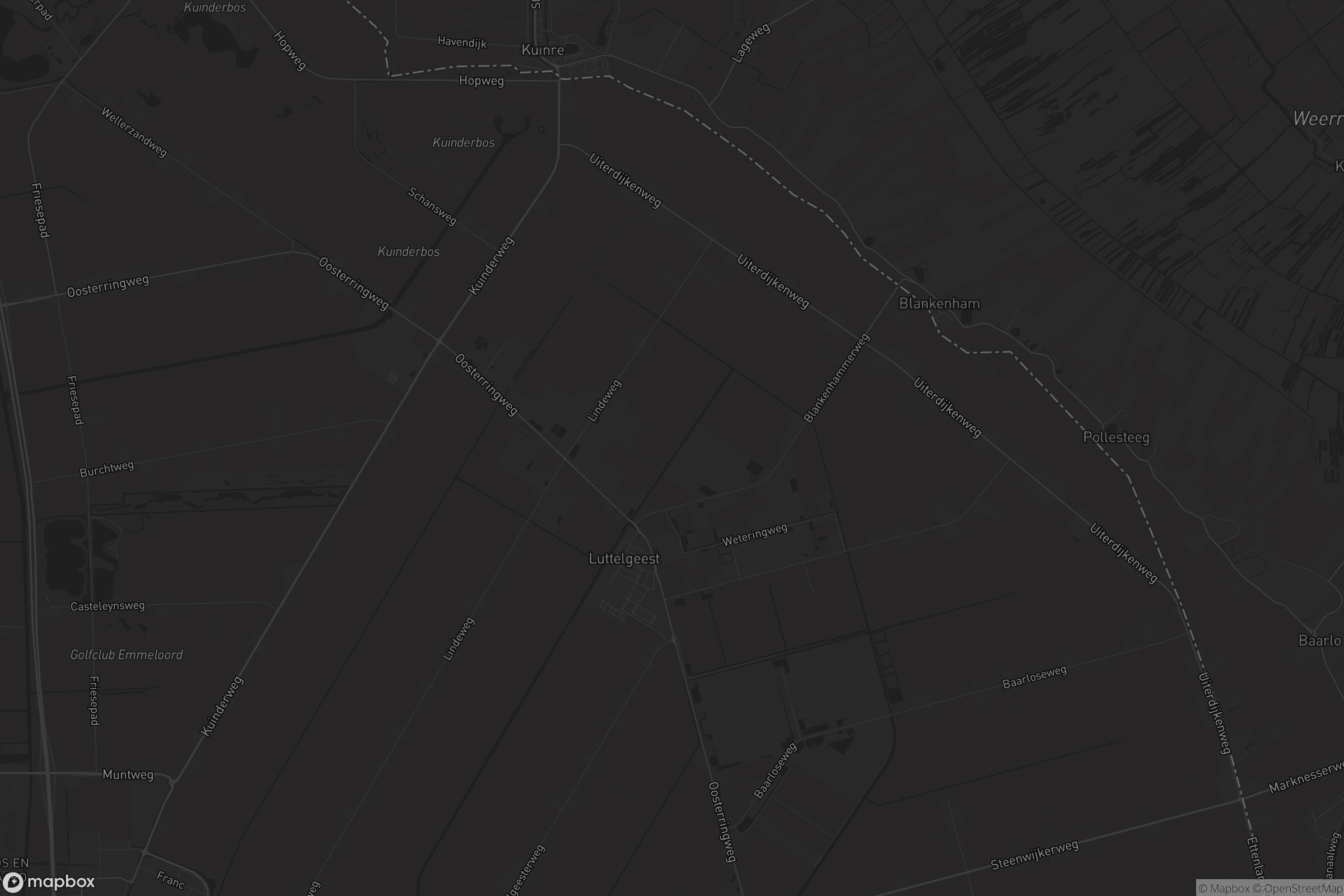 Kaart van Luttelgeest