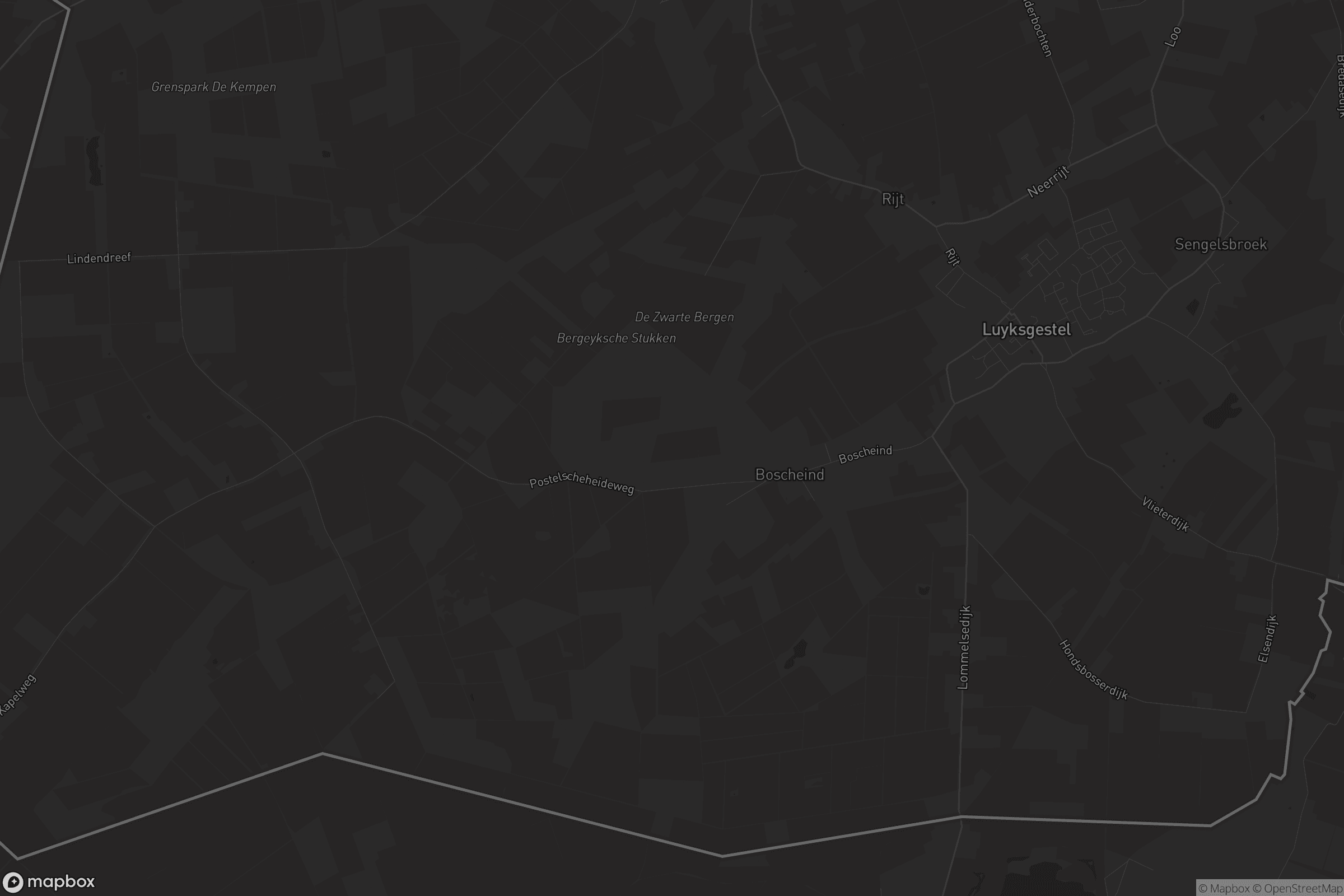 Kaart van Luyksgestel