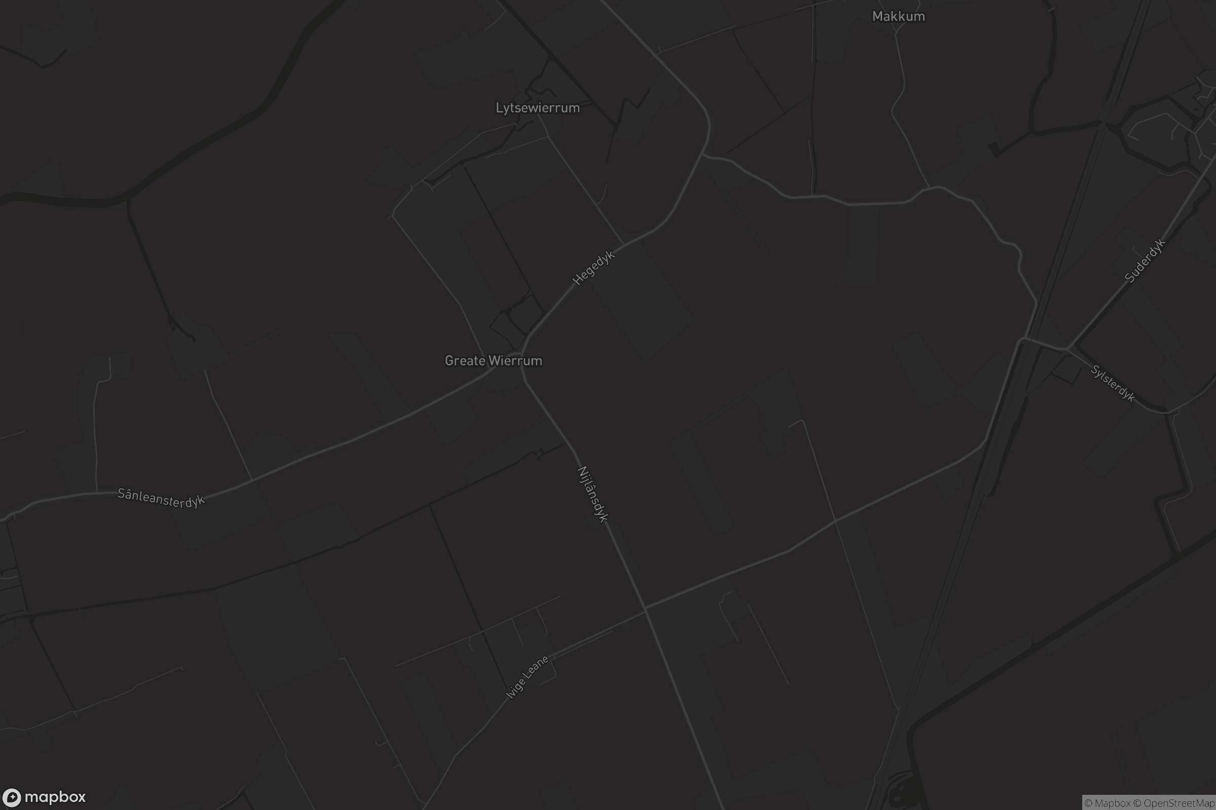 Kaart van Lytsewierrum