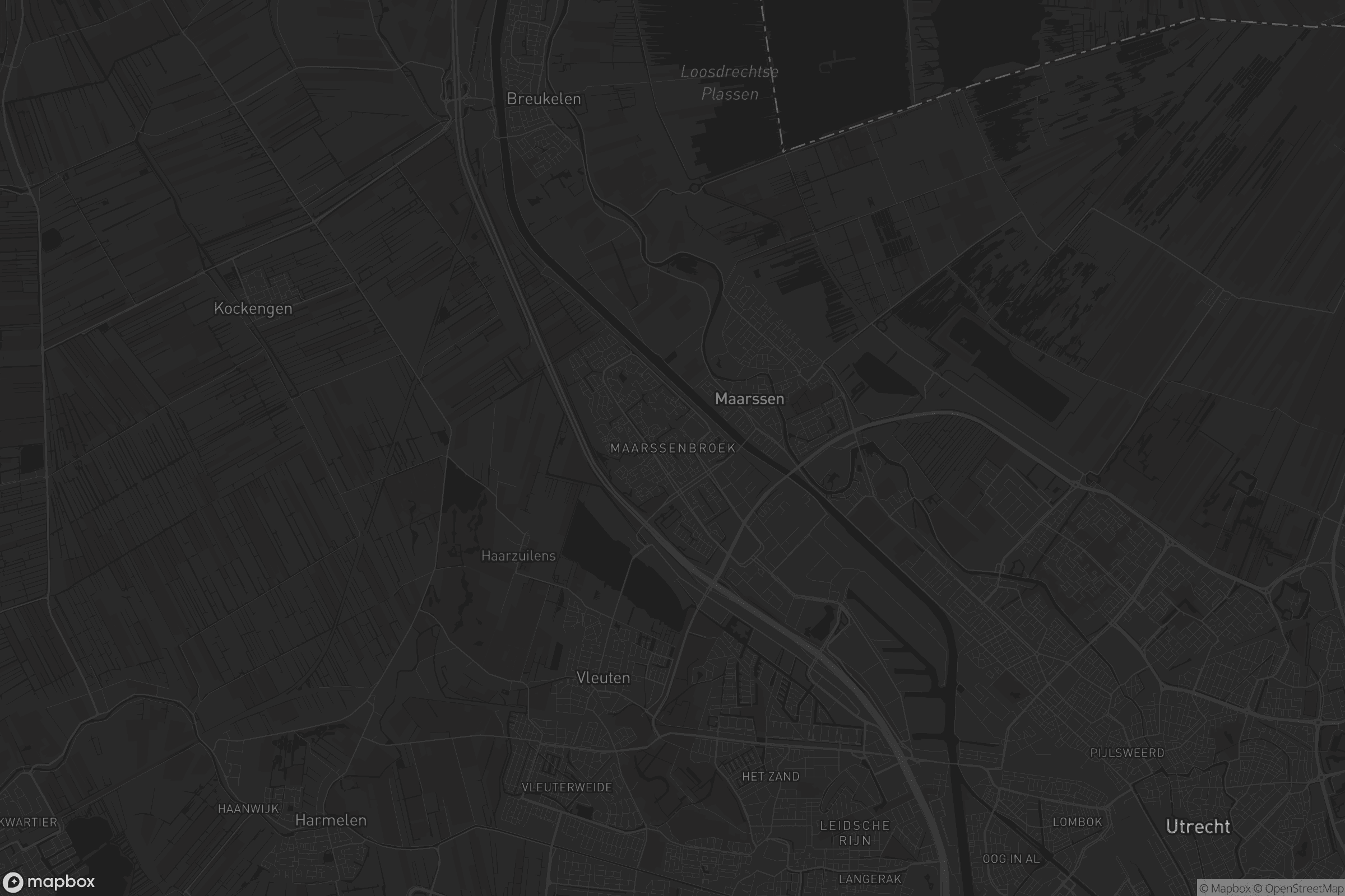 Kaart van Maarssenbroek