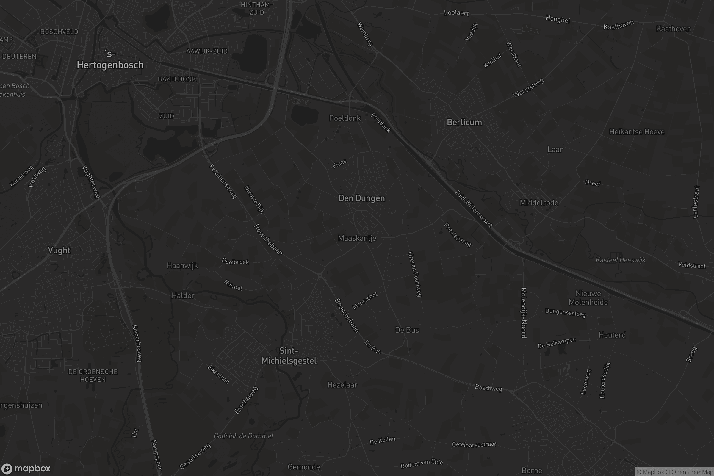 Kaart van Maaskantje