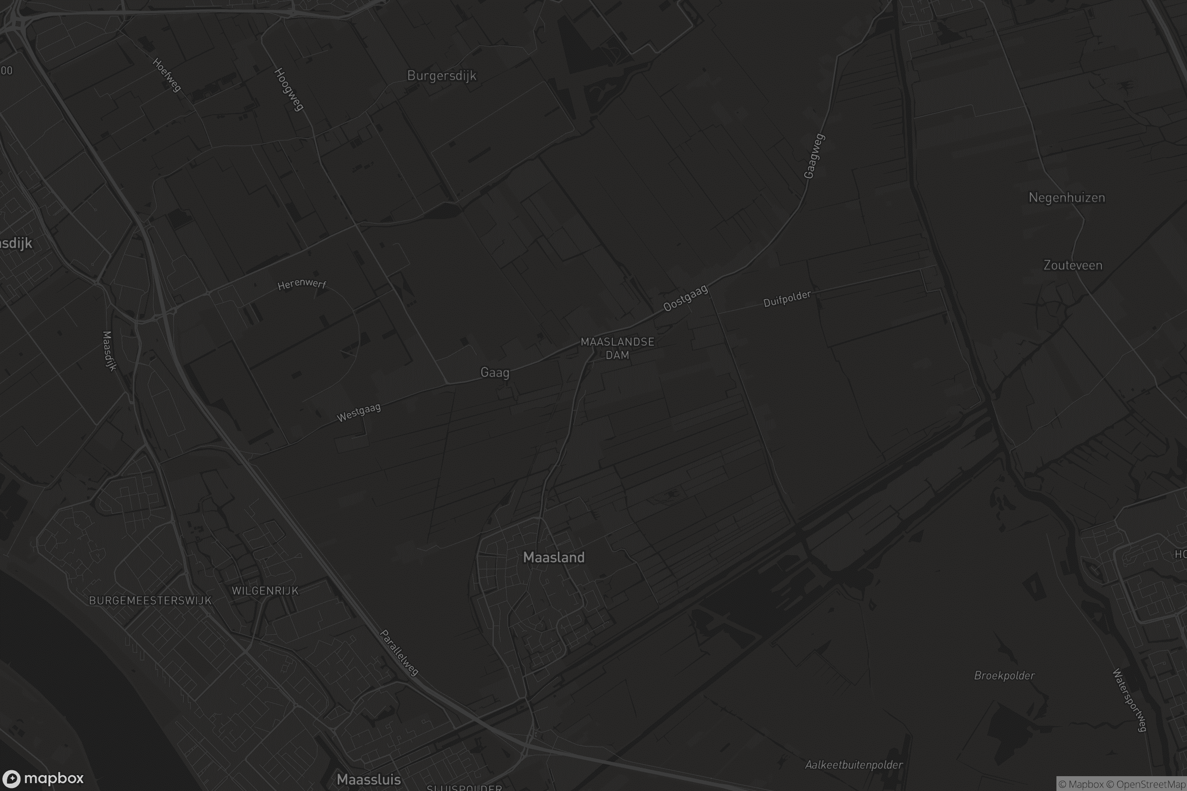 Kaart van Maasland