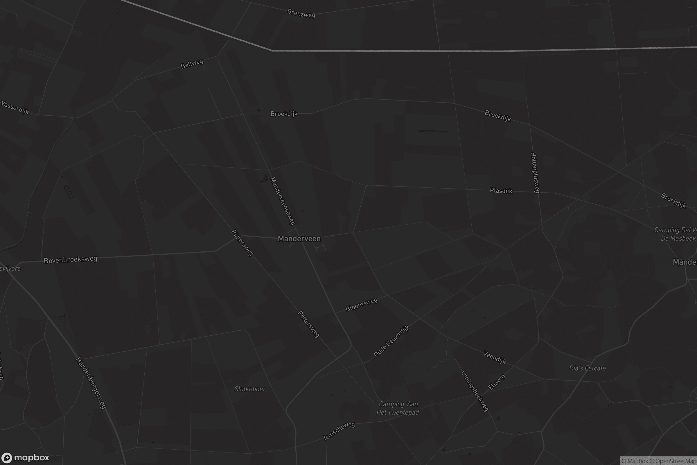 Kaart van Manderveen