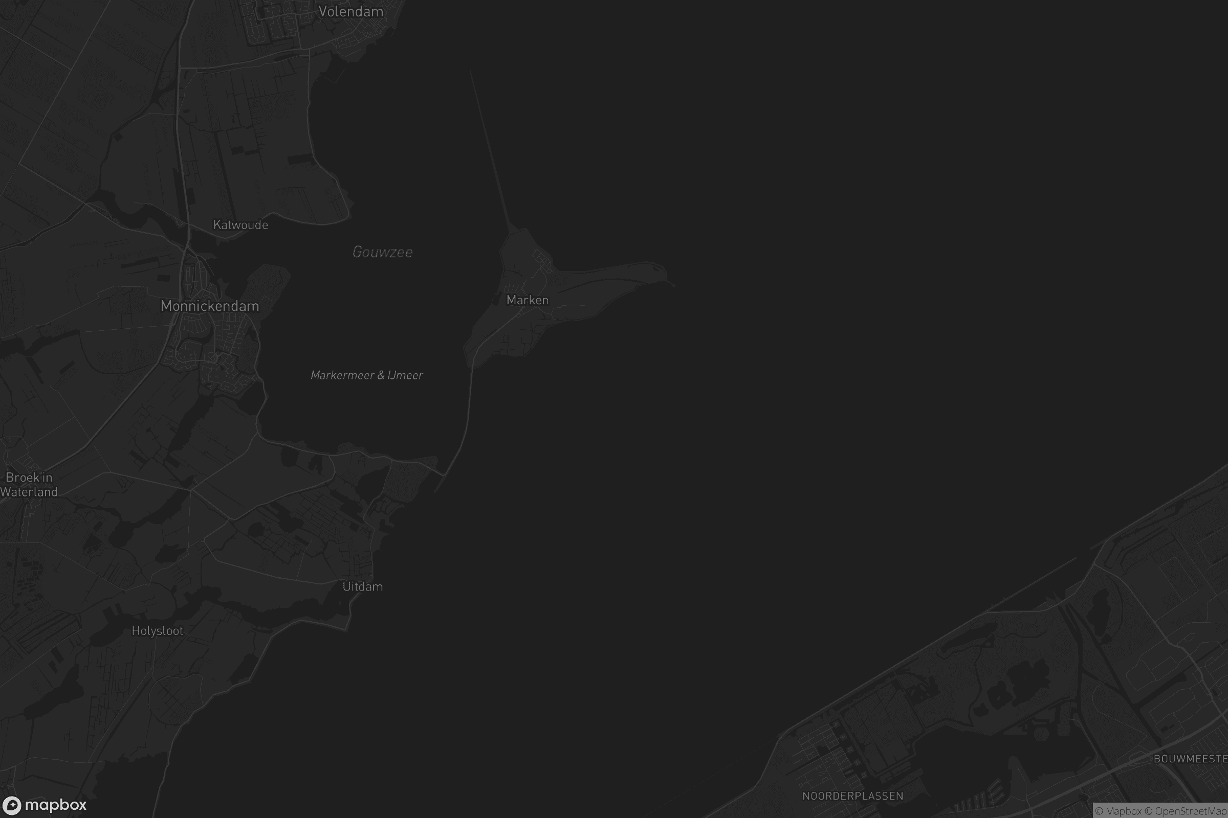 Kaart van Marken