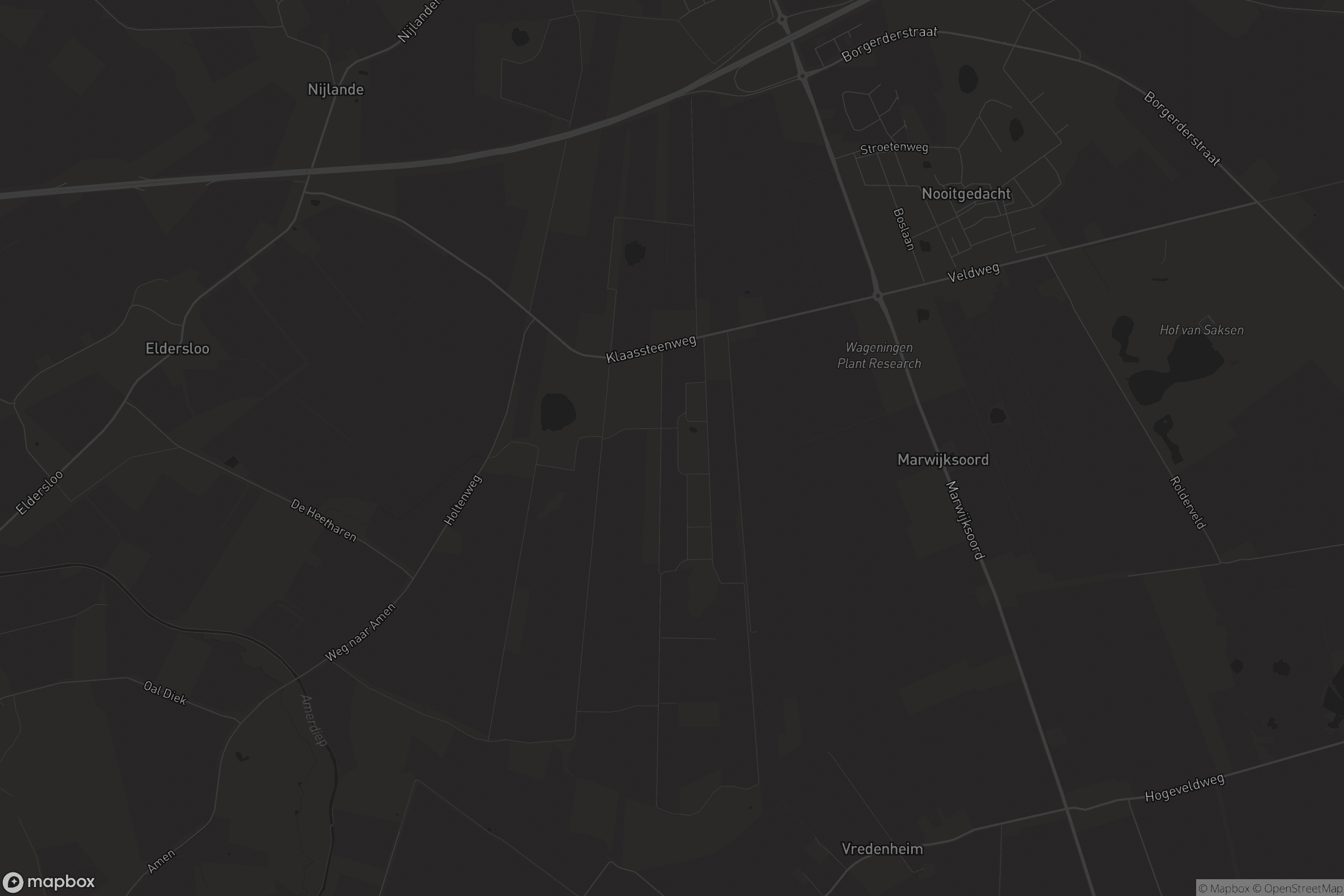 Kaart van Marwijksoord