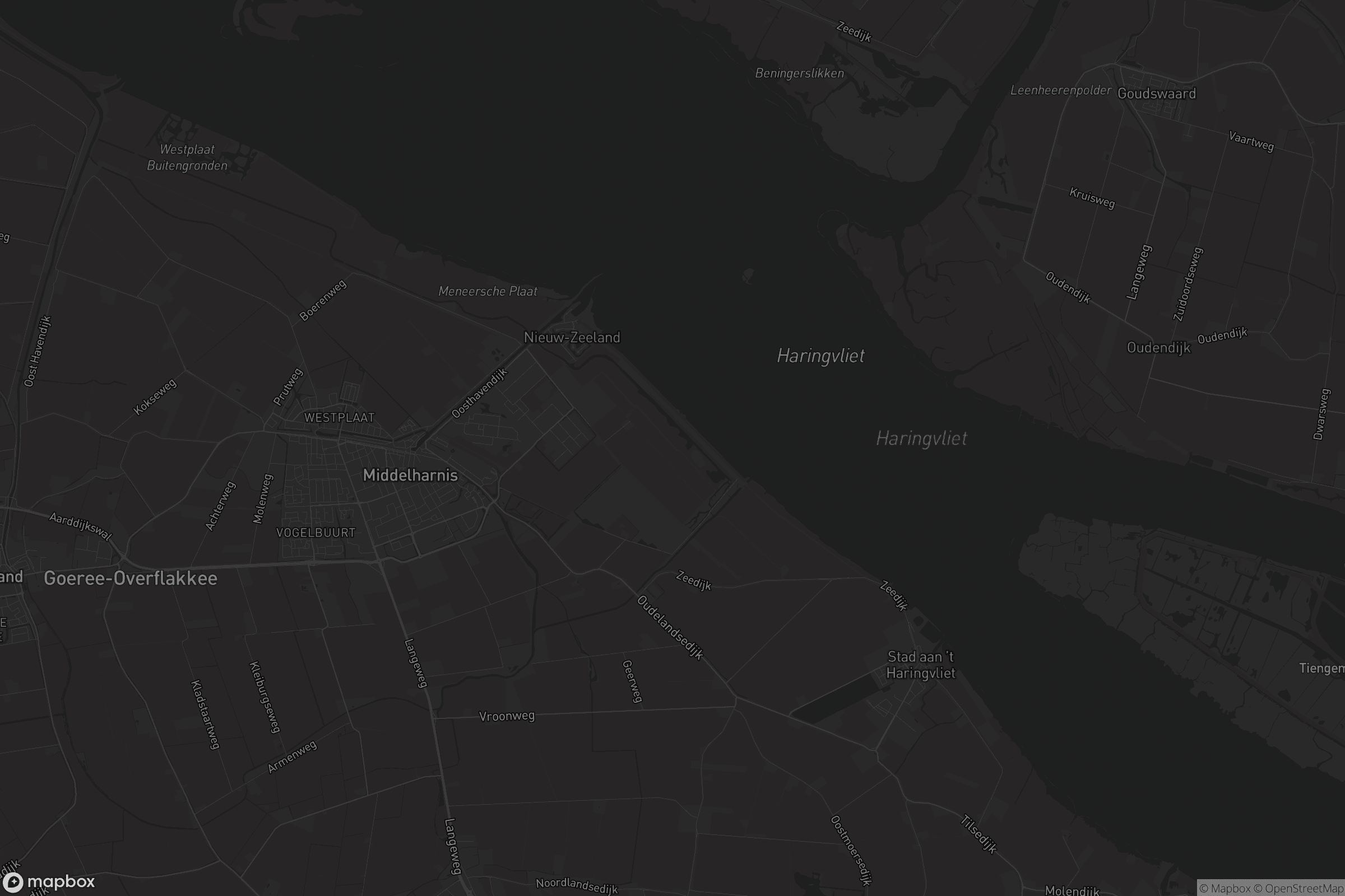 Kaart van Middelharnis