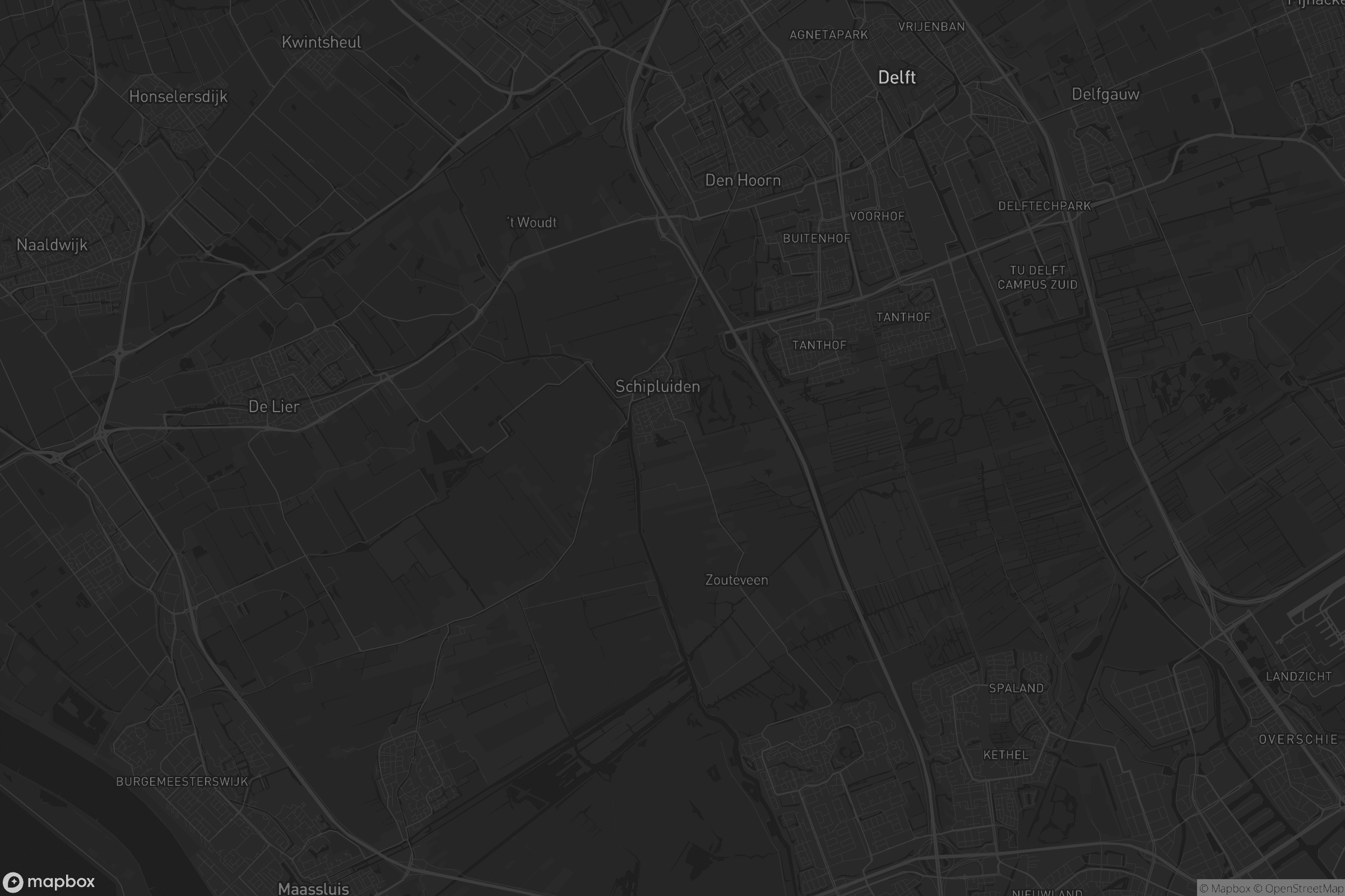 Kaart van Midden-Delfland