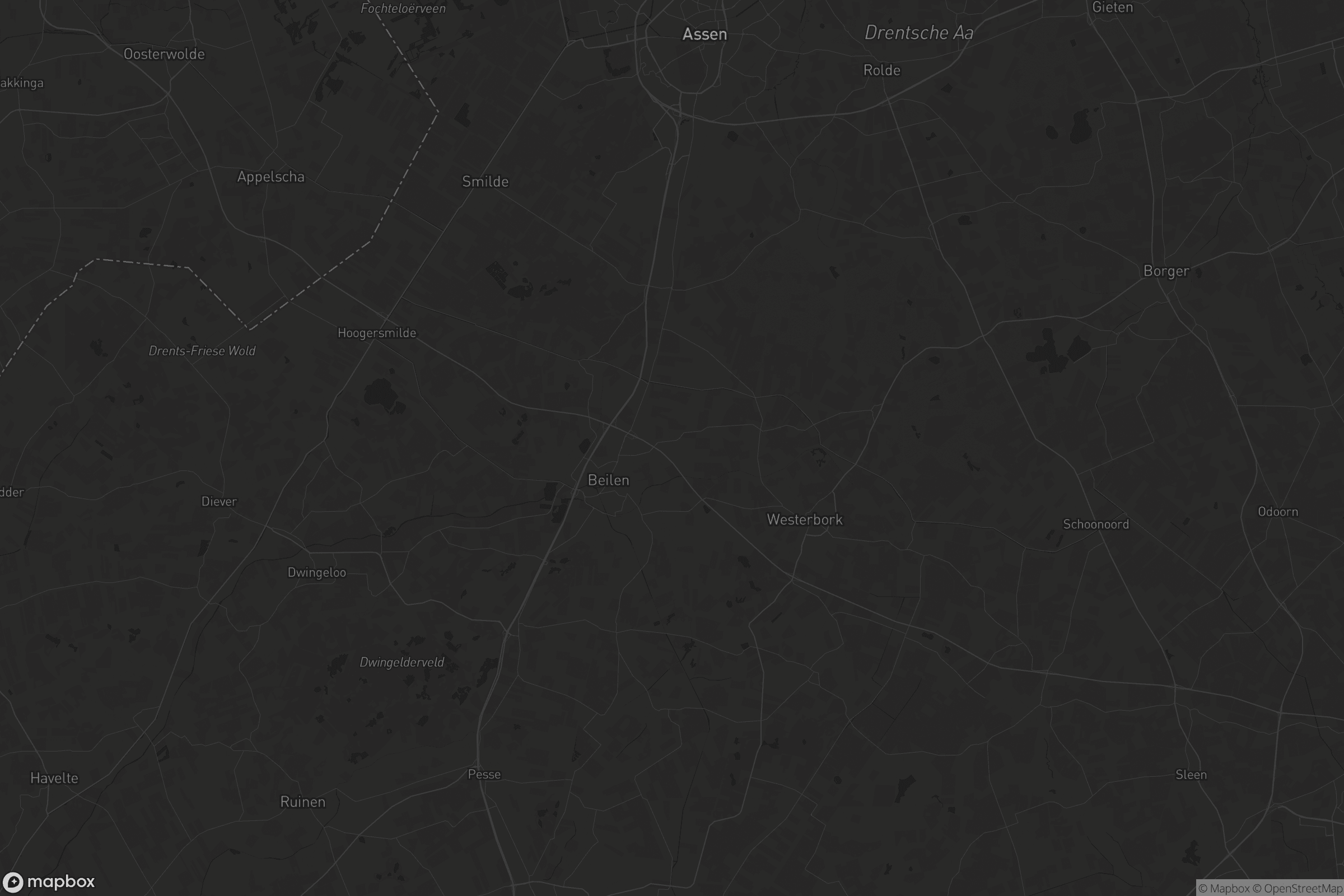 Kaart van Midden-Drenthe