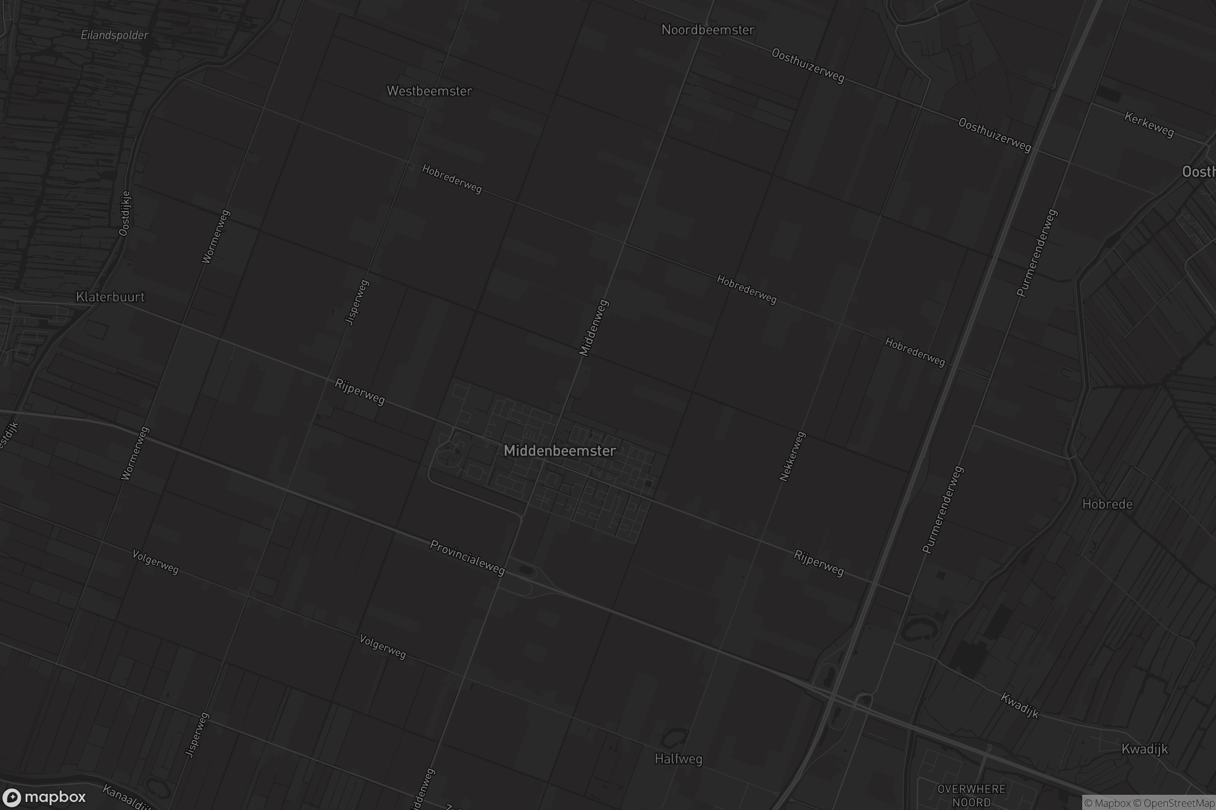 Kaart van Middenbeemster