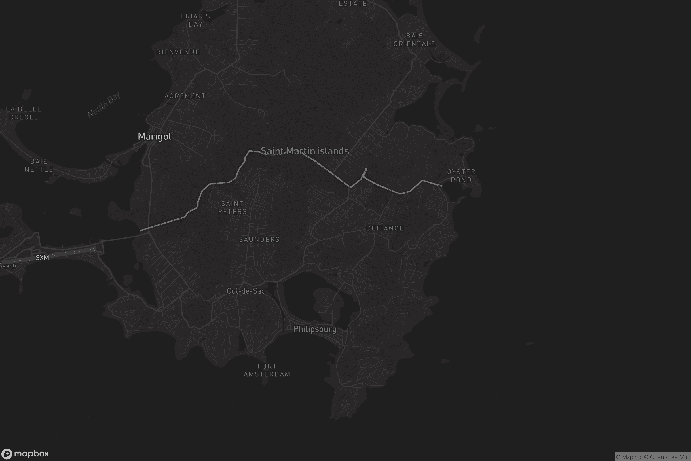 Kaart van Middle Region