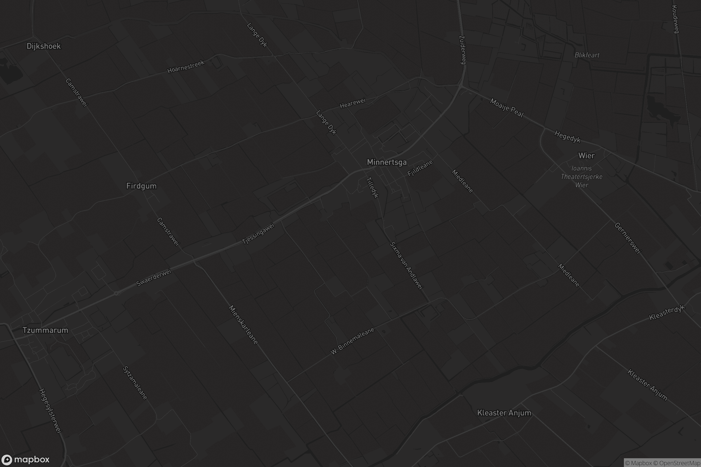 Kaart van Minnertsga